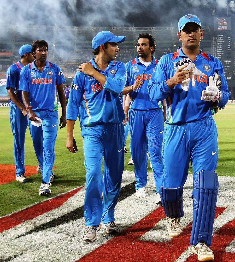 Indian Cricket Team Walking Into The Stadium Background