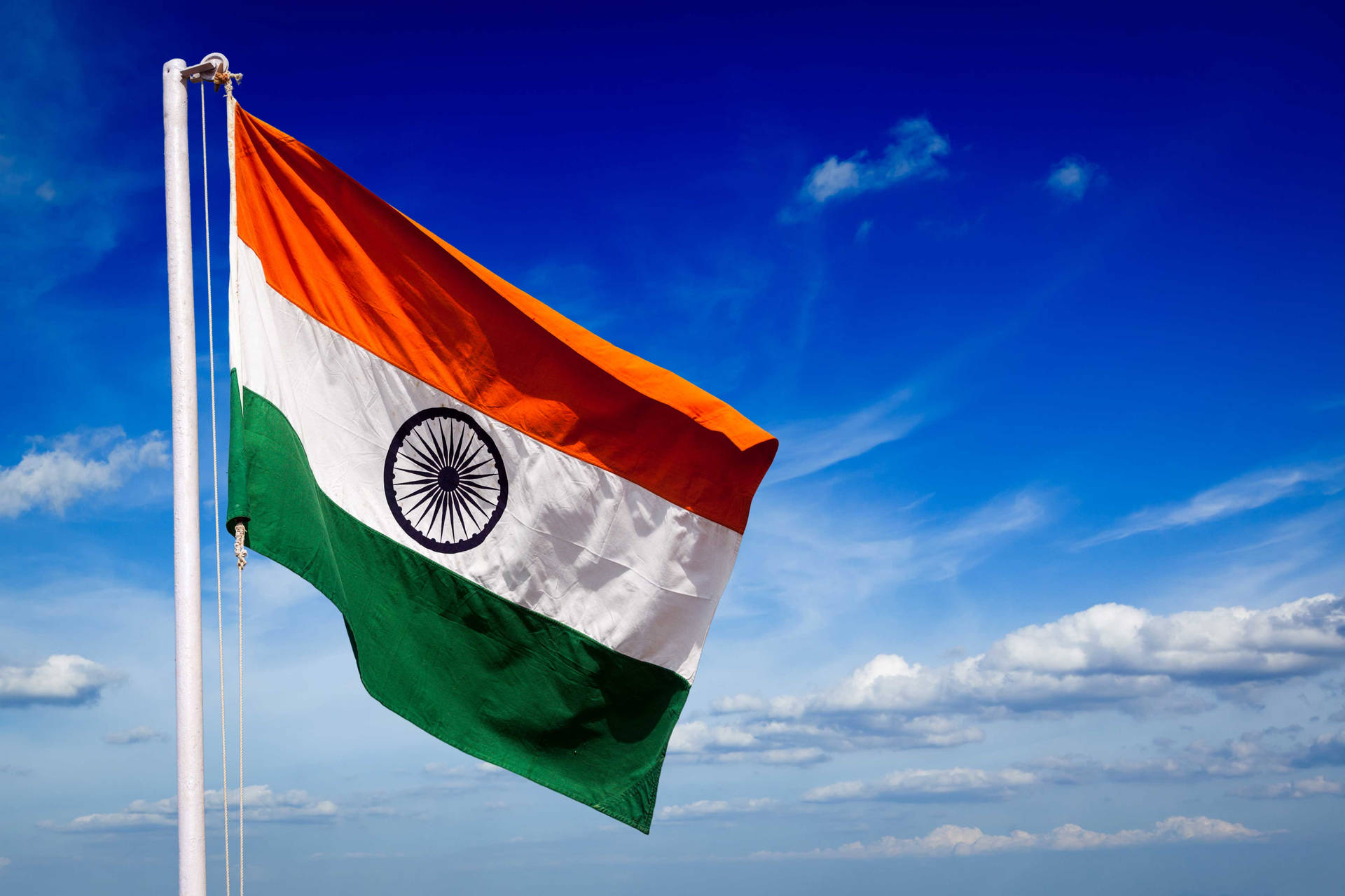 Indian Flag Hd Waving In The Sky