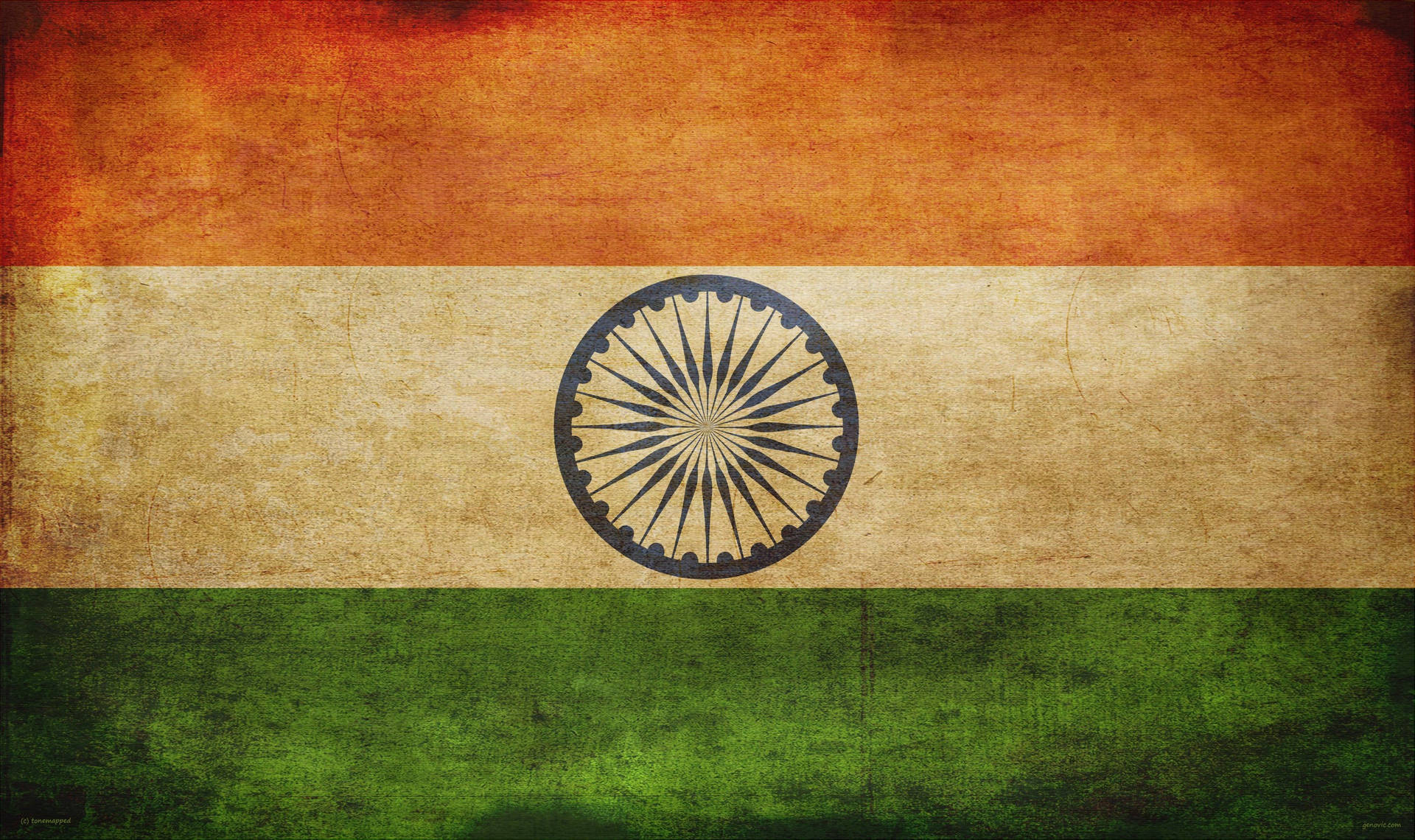 Indian Flag In High Definition - Pride Of The Nation Background
