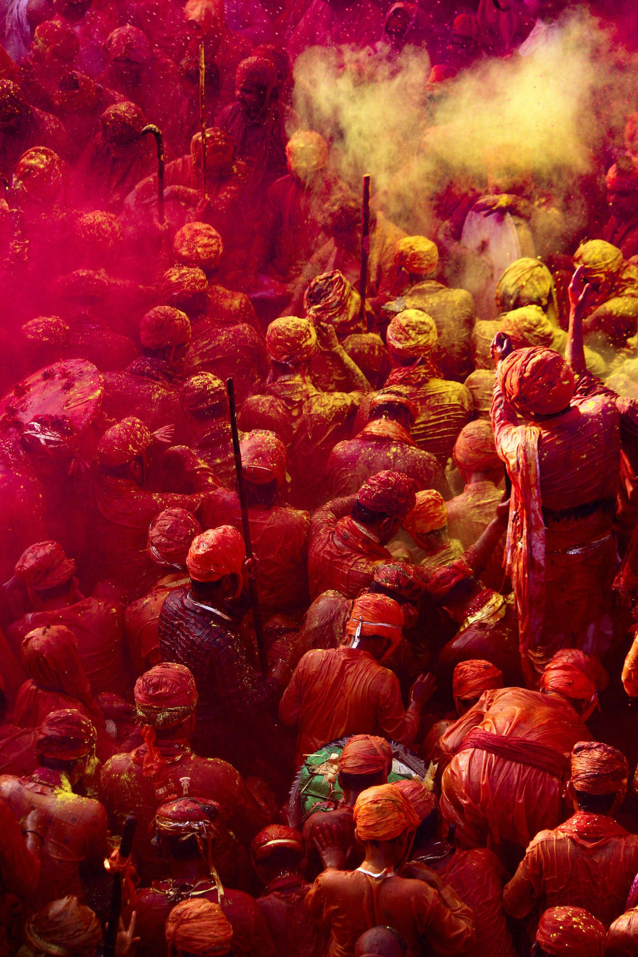 Indian Holi Festival Dyes Background