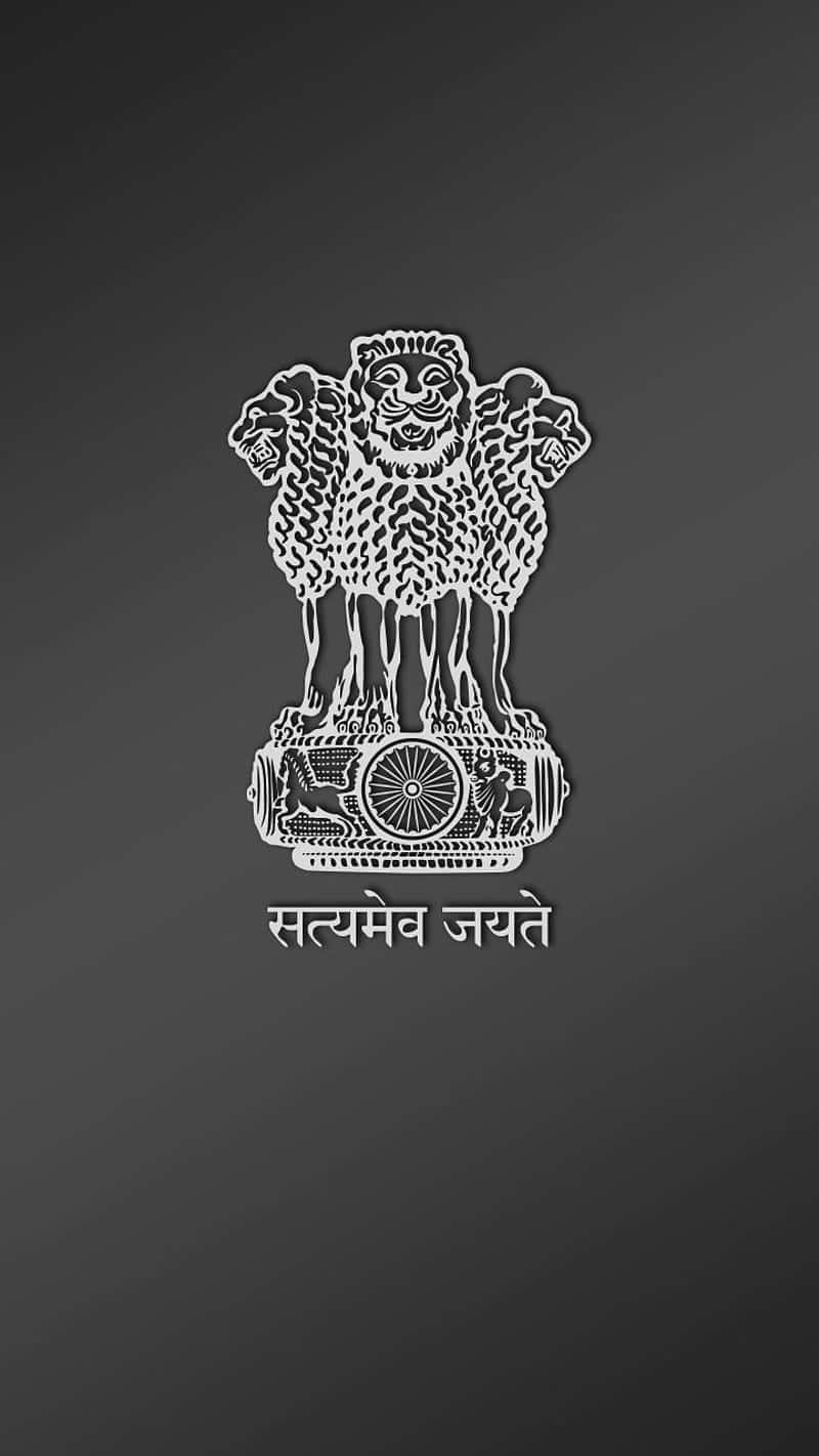 Indian National Emblem Satyamev Jayate Background