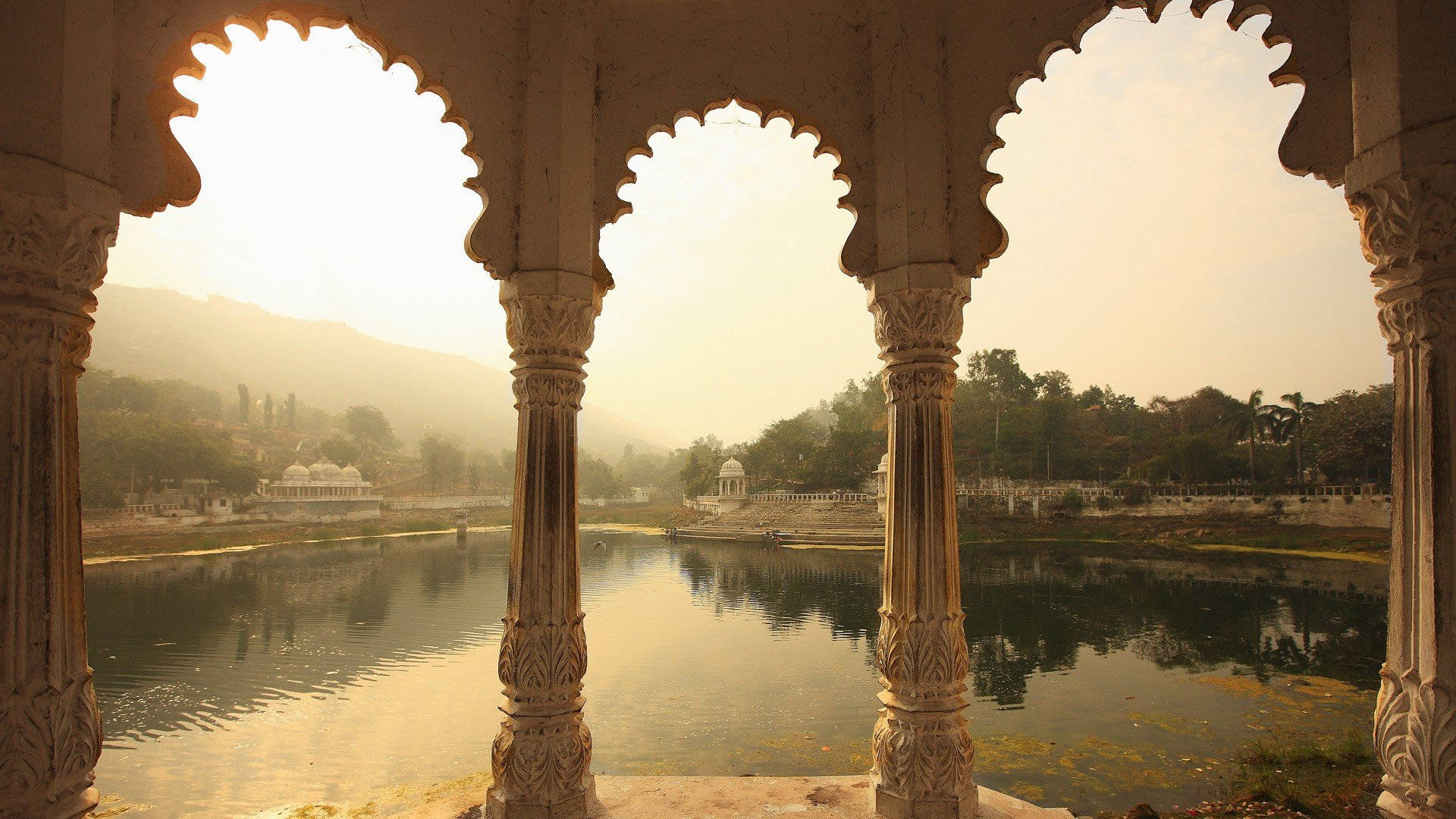 Indian Pillars In Palace