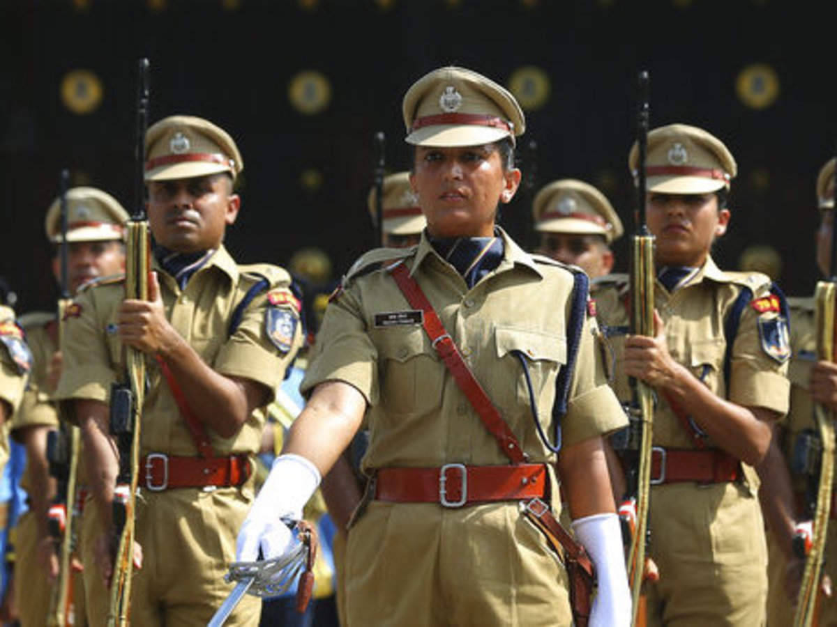 Indian Police Honor Guard Background