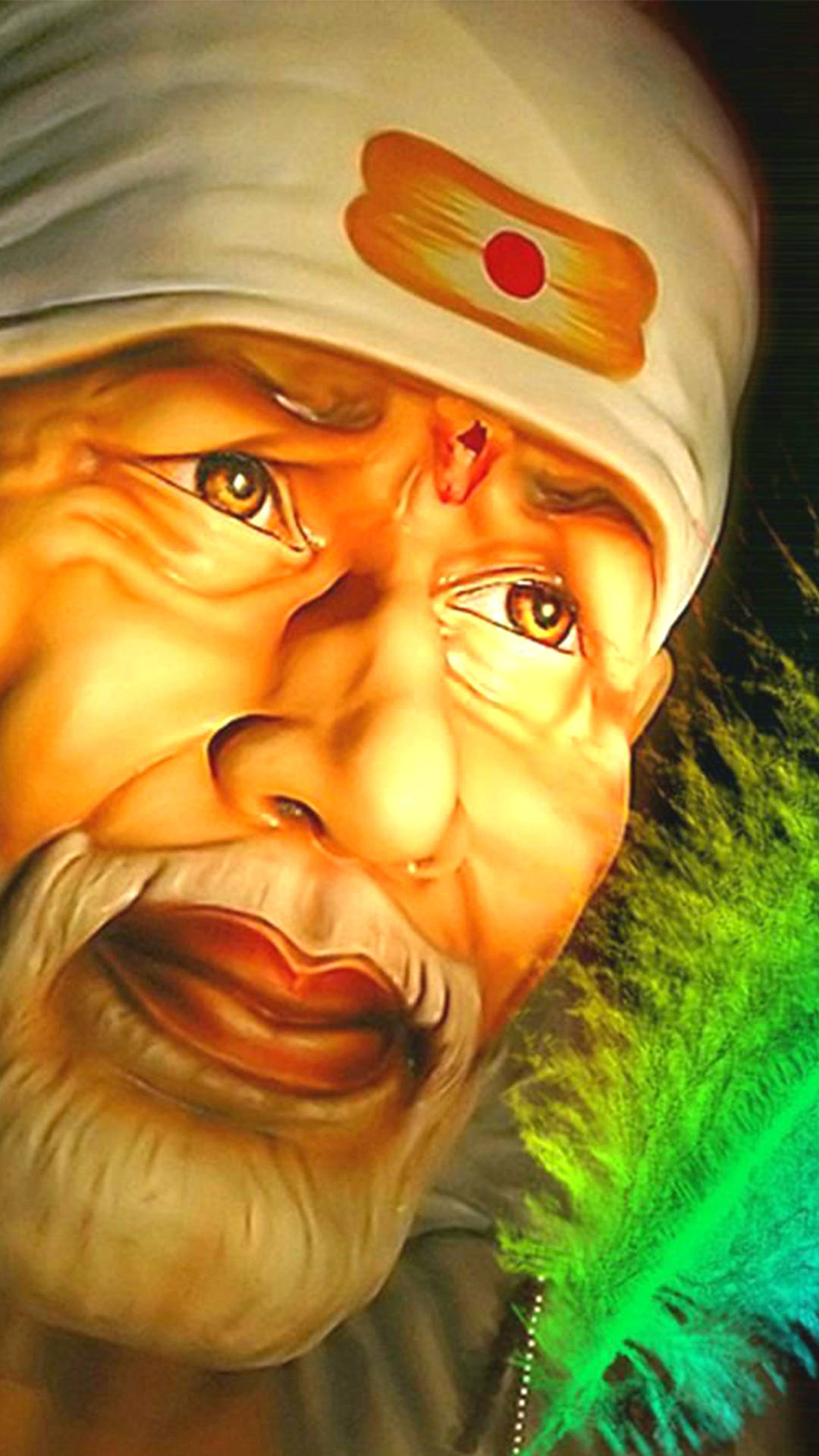Indian Saint Sai Baba Phone Background