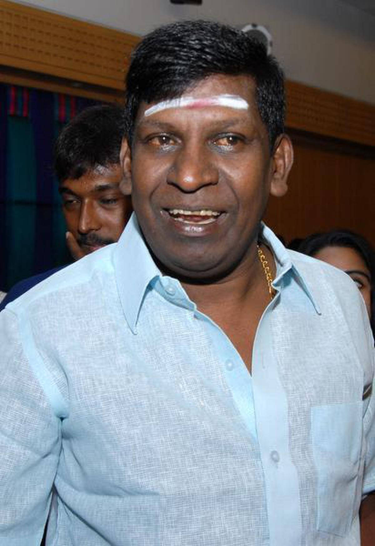 Indian Singer Vadivelu With Gold Necklace