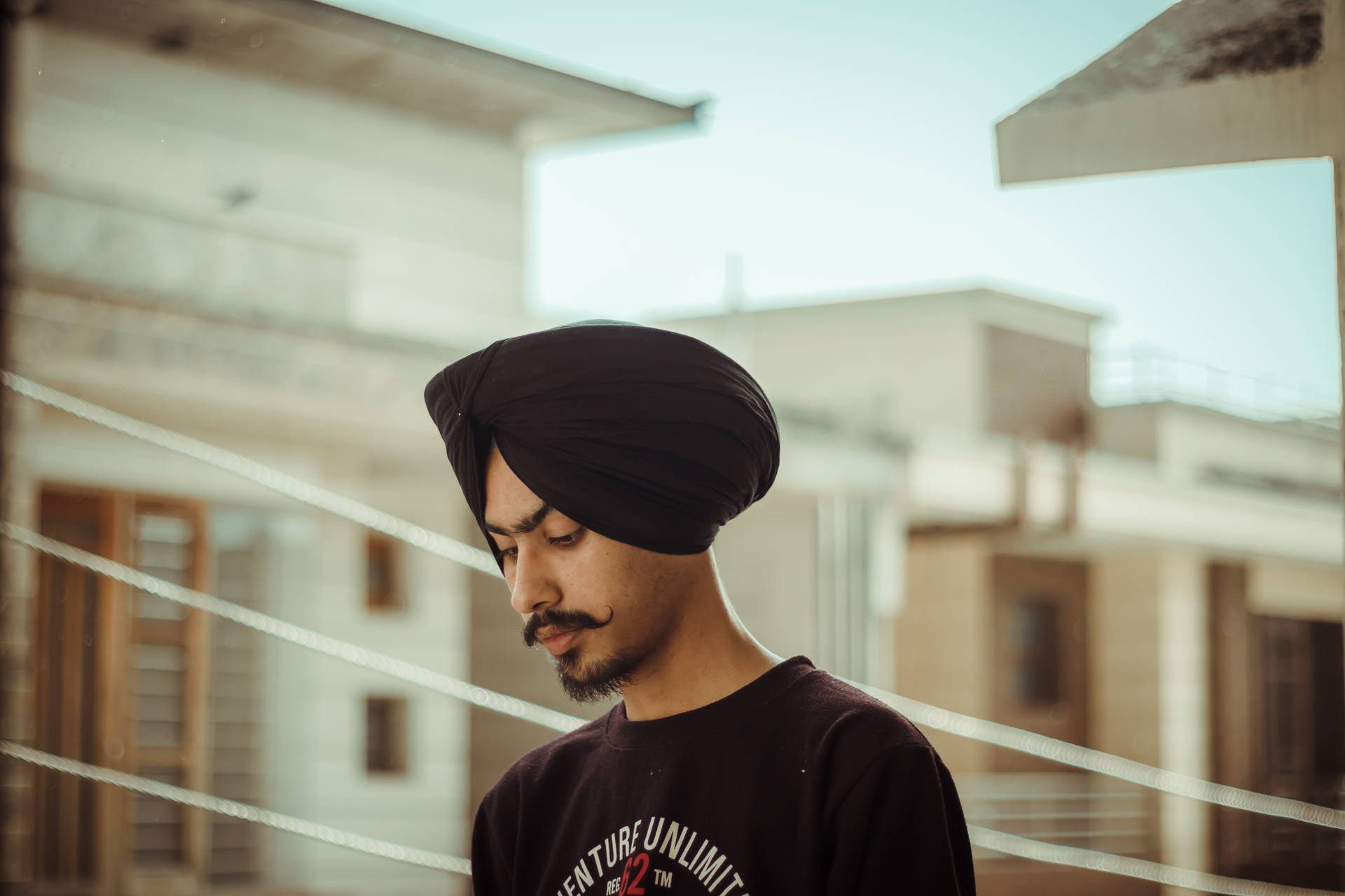 Indian Single Boy With Black Cap