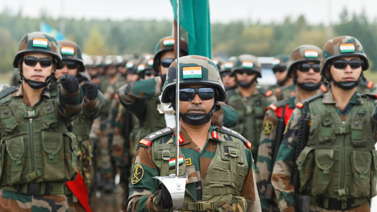 Indian Soldiers And Commander