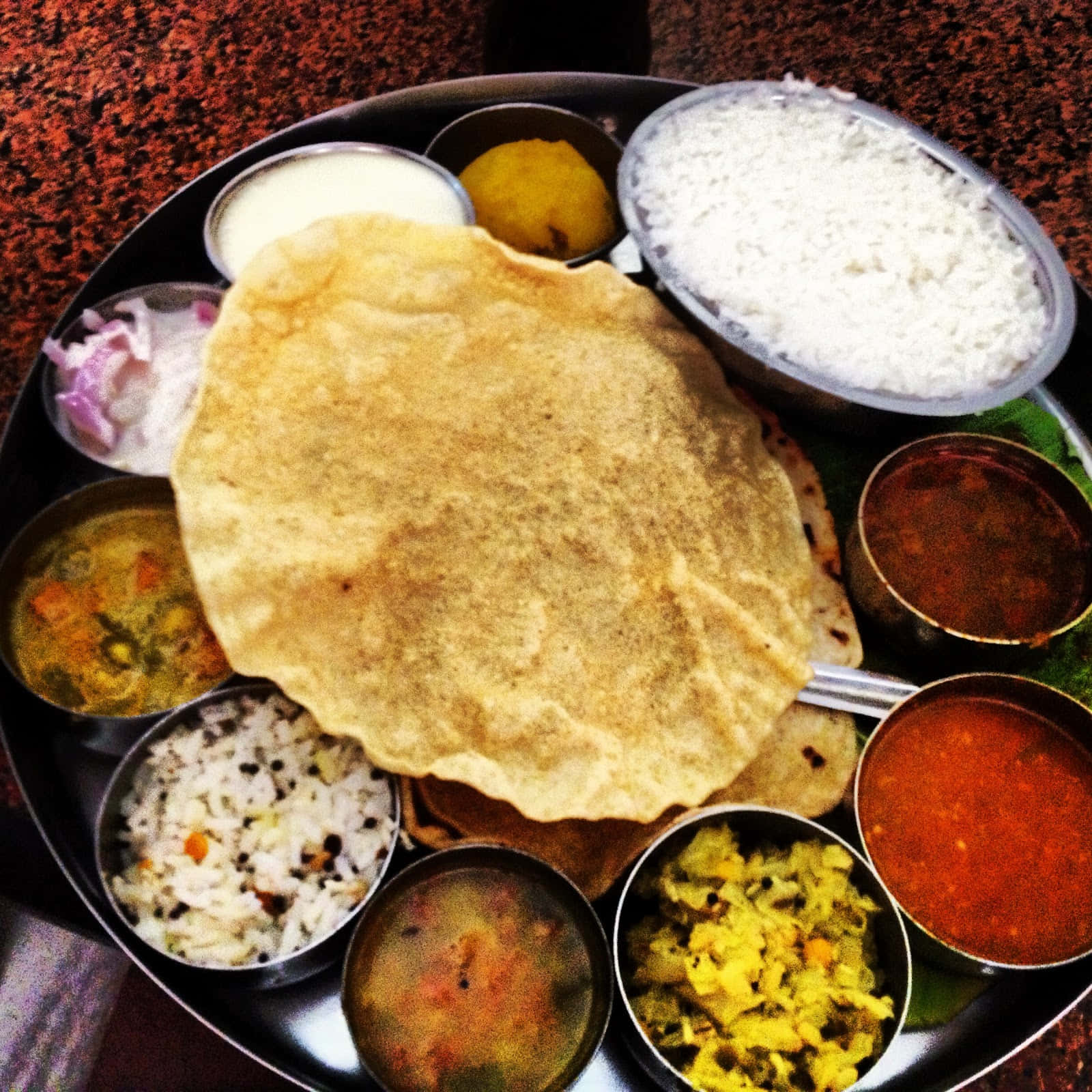 Indian Vegetarian Thali Meal.jpg Background