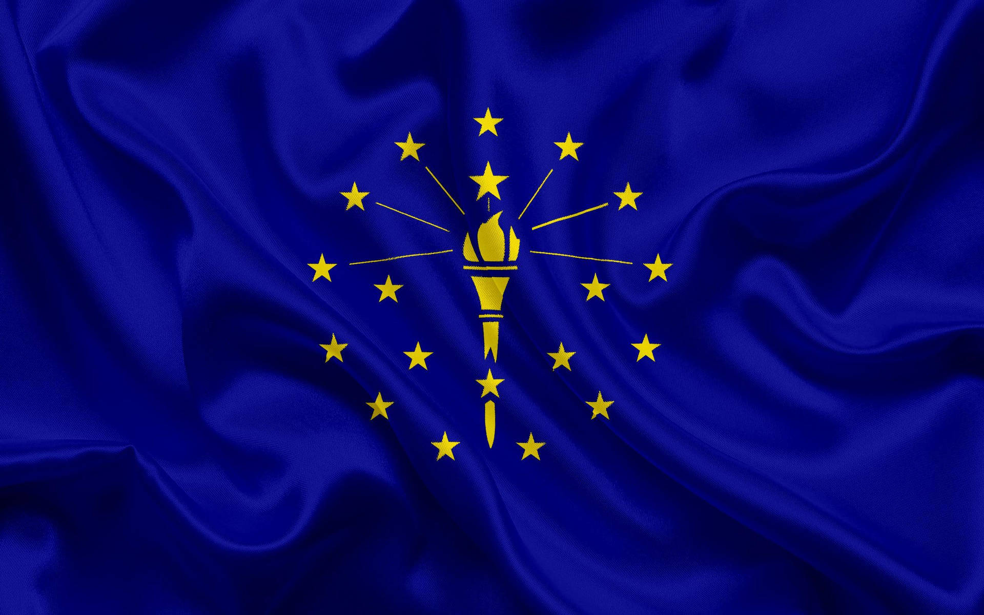 Indiana Flag Waving