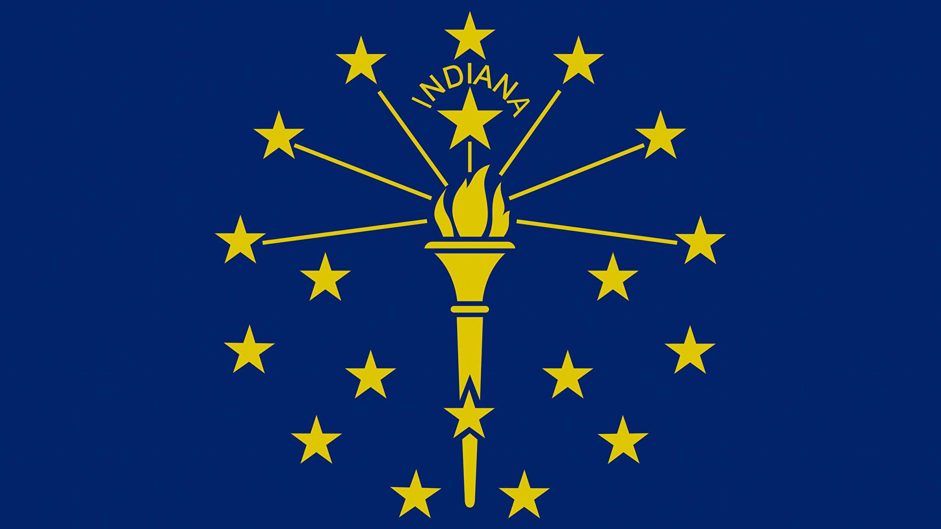 Indiana Flag Zoomed In Background