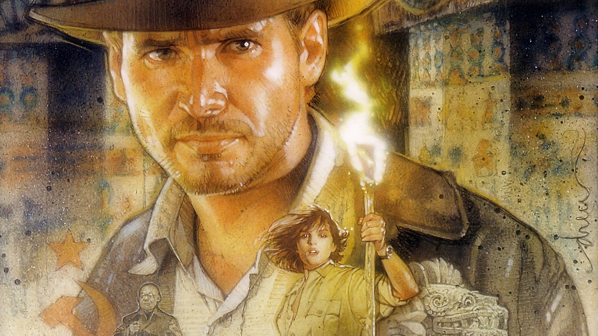 Indiana Jones And The Infernal Machine Background