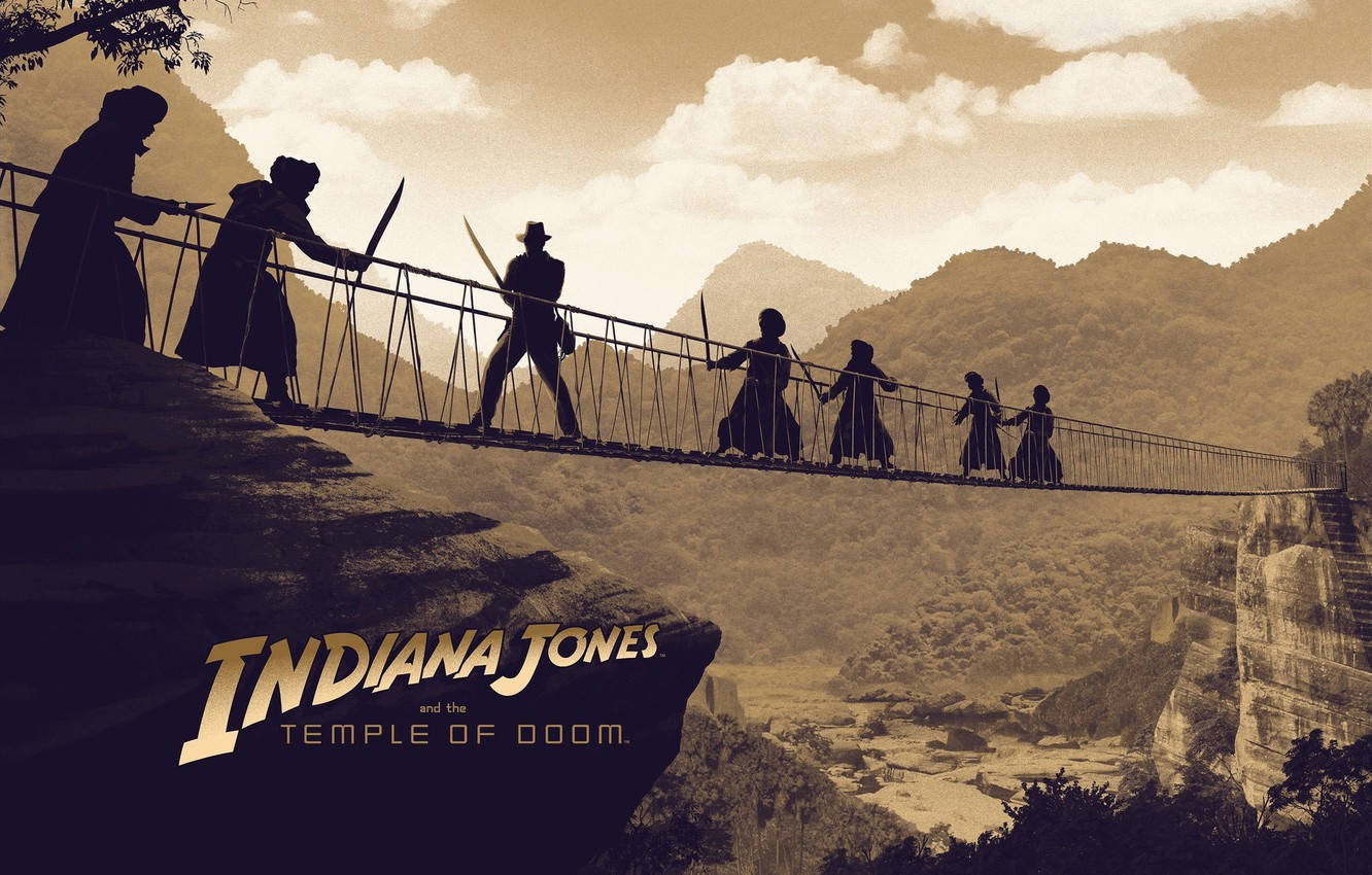 Indiana Jones Hanging Bridge Background