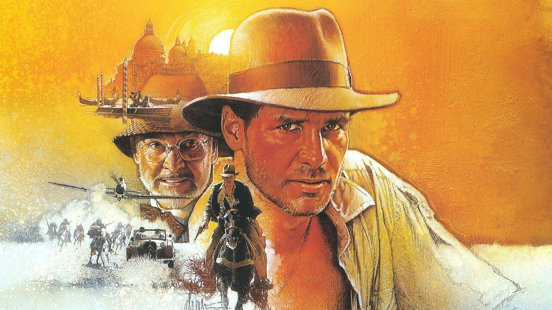 Indiana Jones Pop Art Background