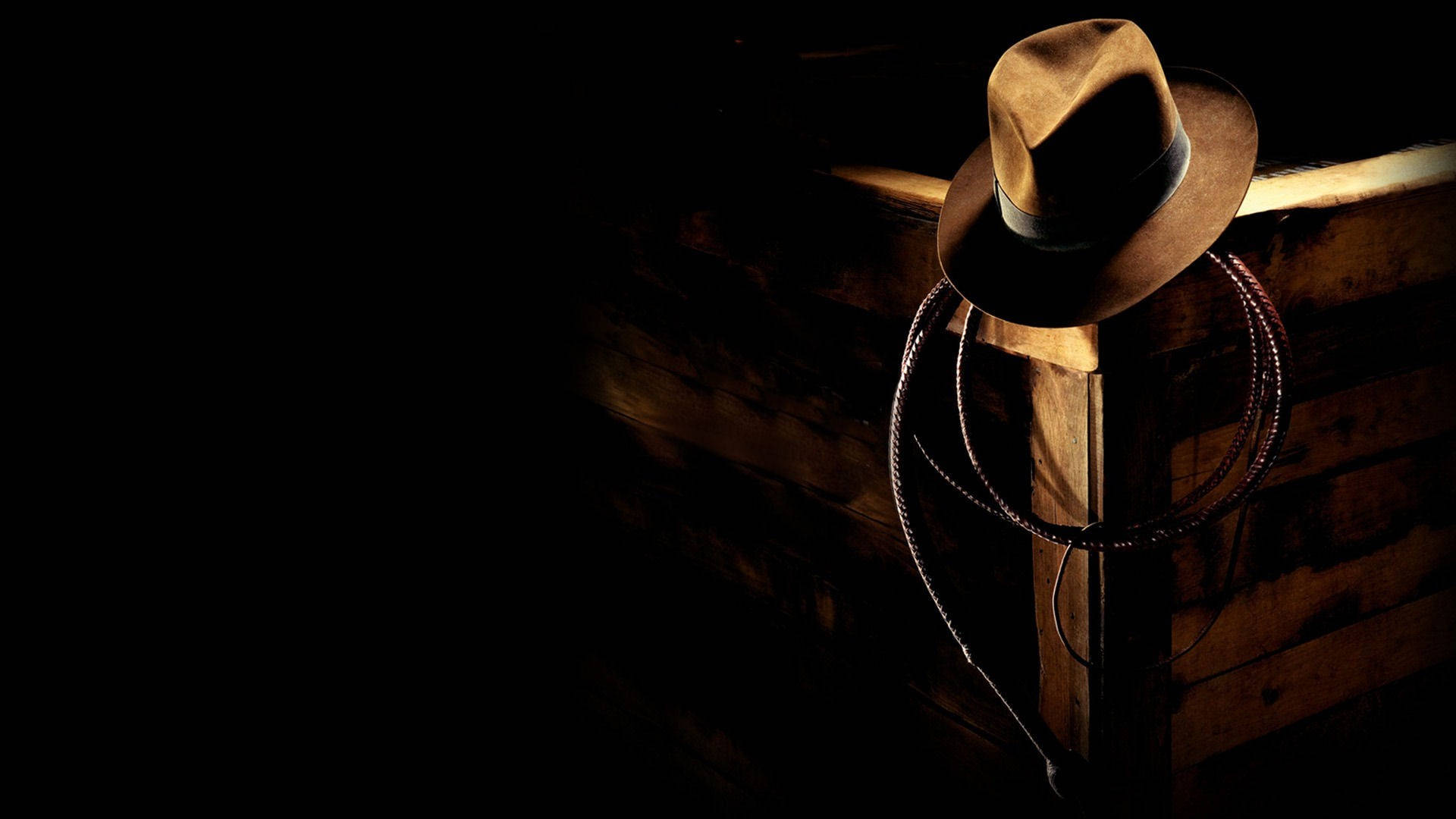 Indiana Jones Whip And Hat Background