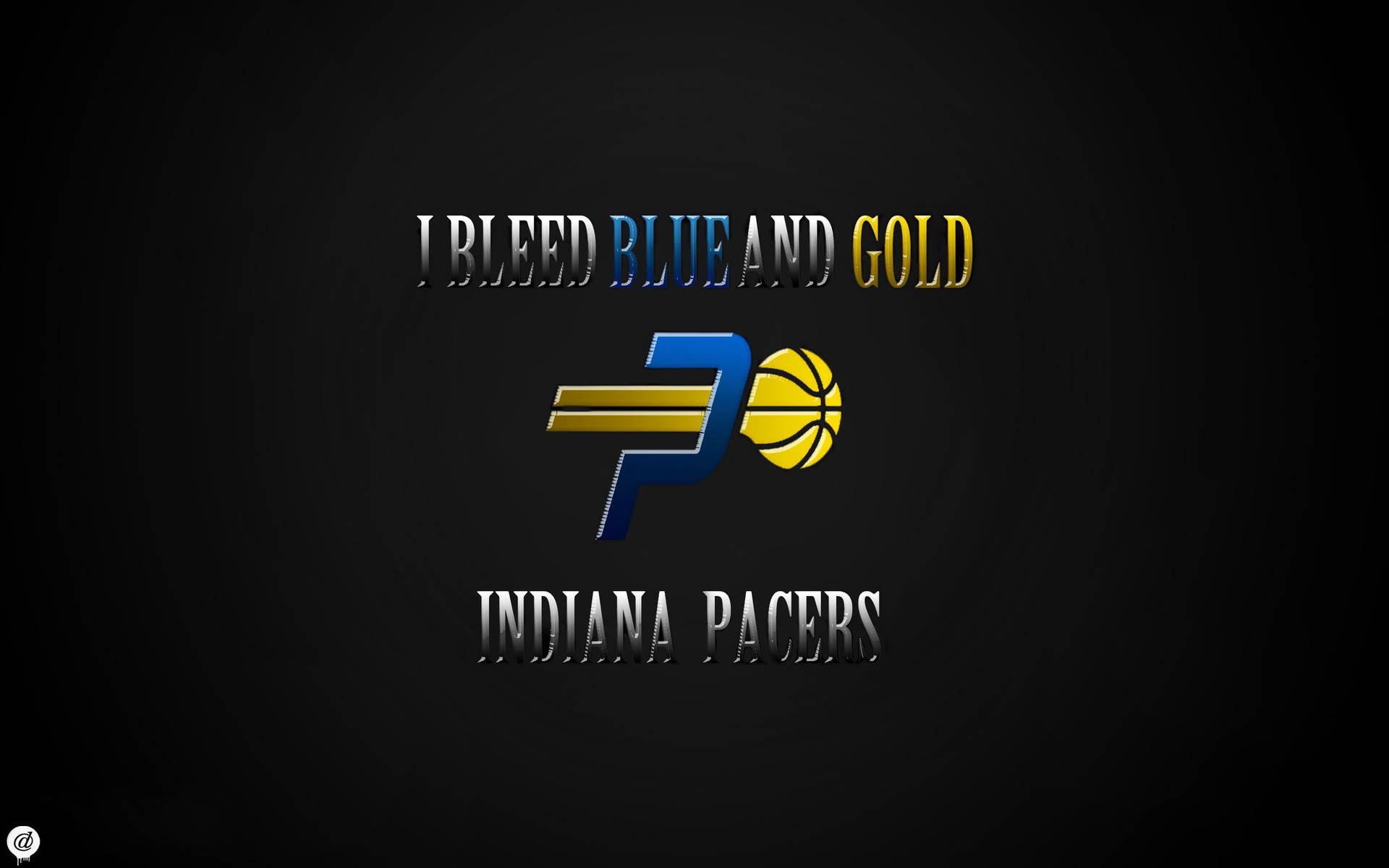 Indiana Pacers I Bleed Background