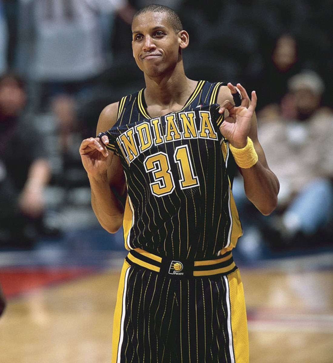 Indiana Pacers Legend - Reggie Miller Background