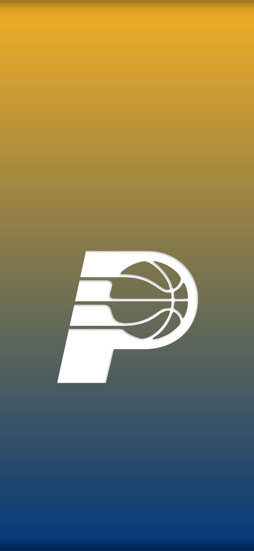Indiana Pacers Minimalist Team Logo Background