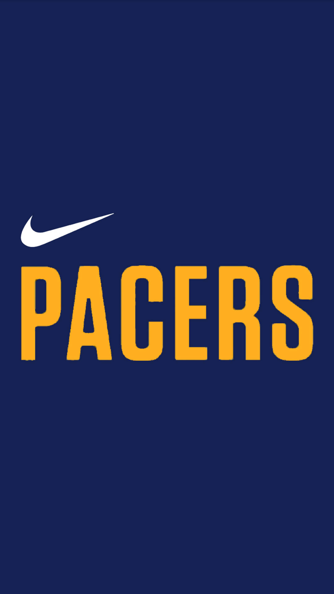 Indiana Pacers Nike Swoosh Logo Background