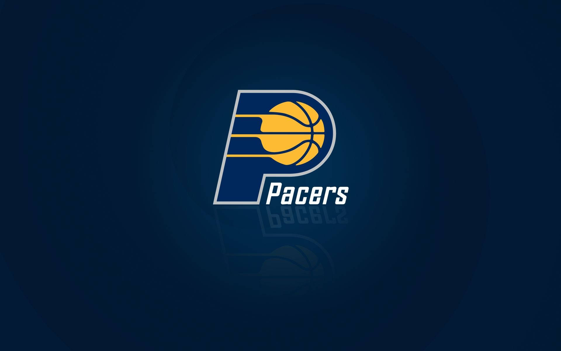 Indiana Pacers Reflection Logo Background