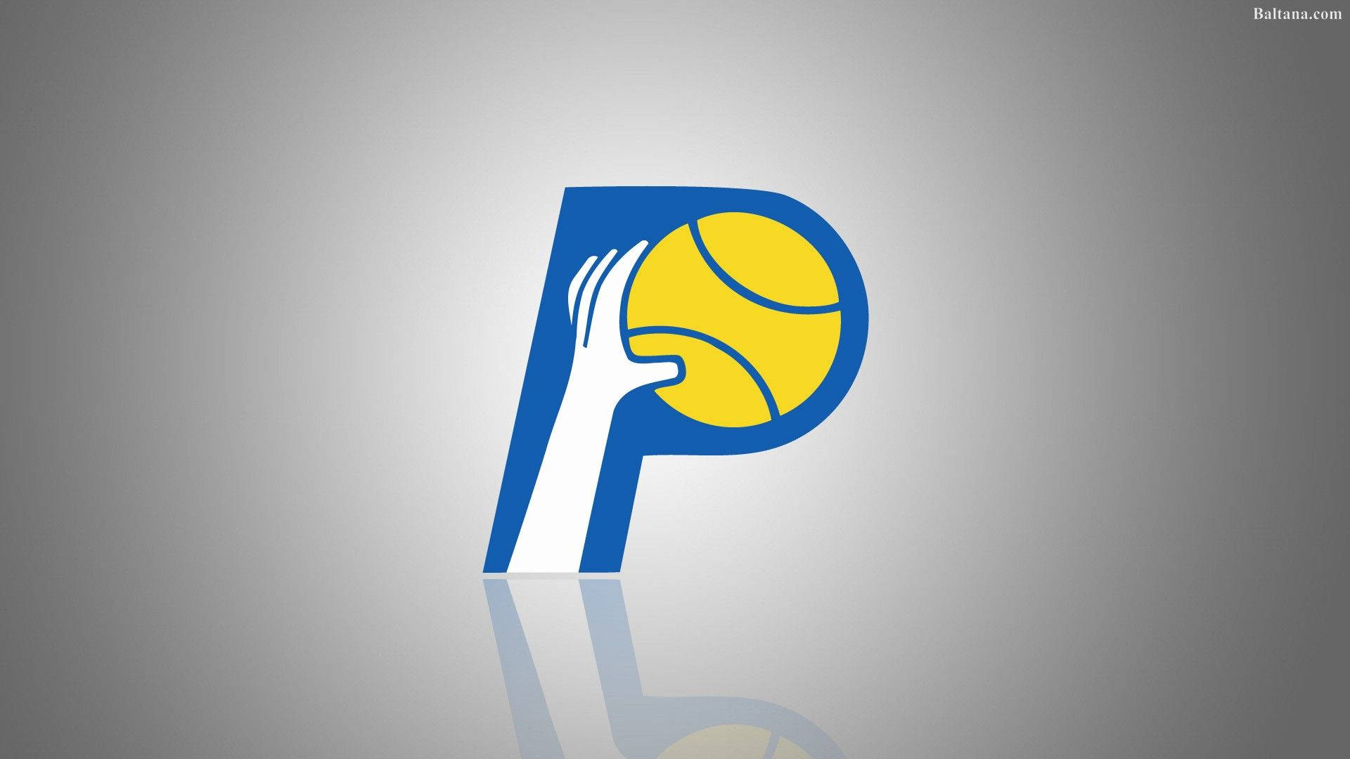 Indiana Pacers Vintage Team Logo Background