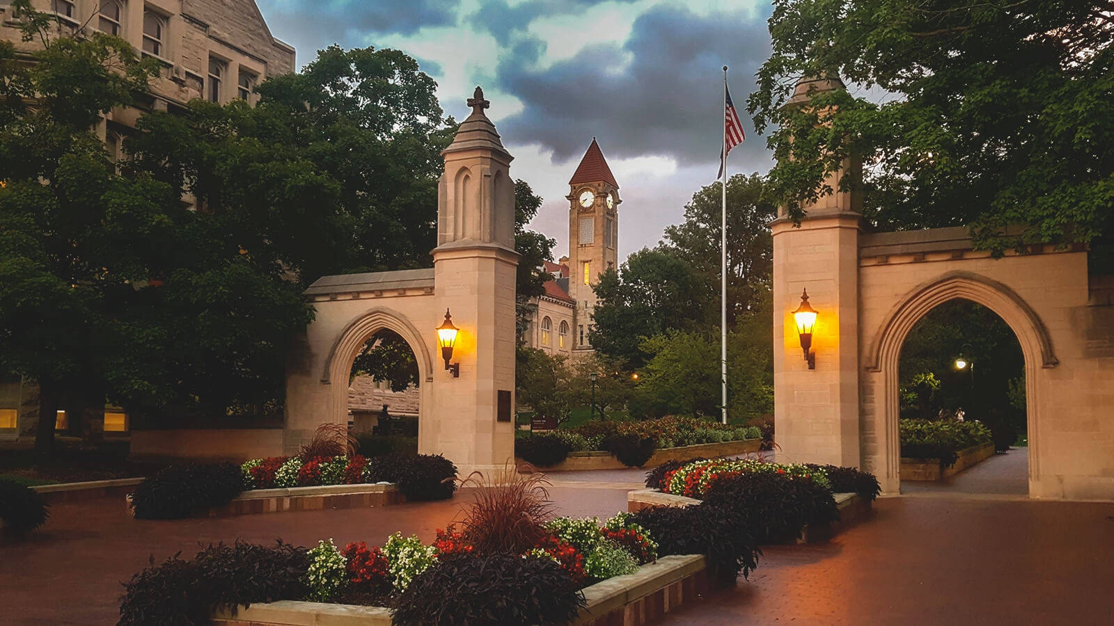 Indiana University Bloomington Evening Gates