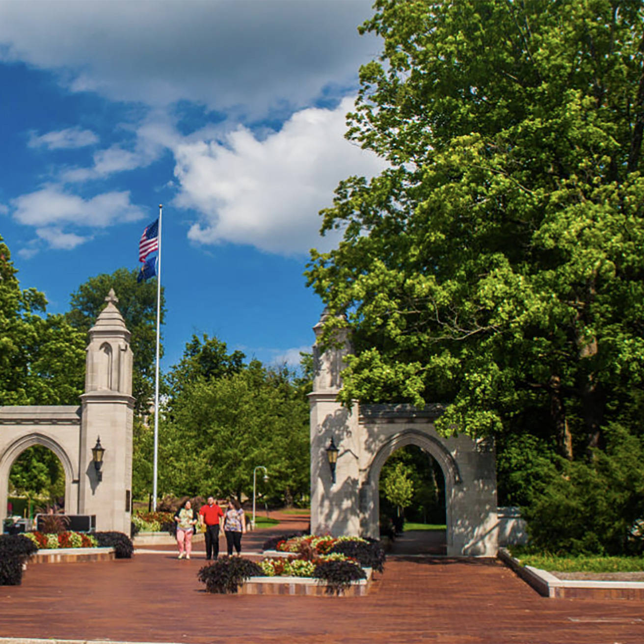 Indiana University Bloomington Gates Background