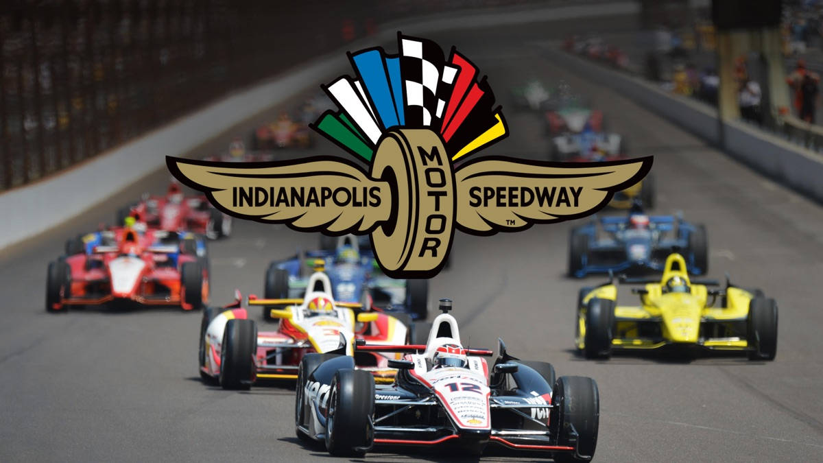 Indianapolis 500 Motor Speedway Emblem Background