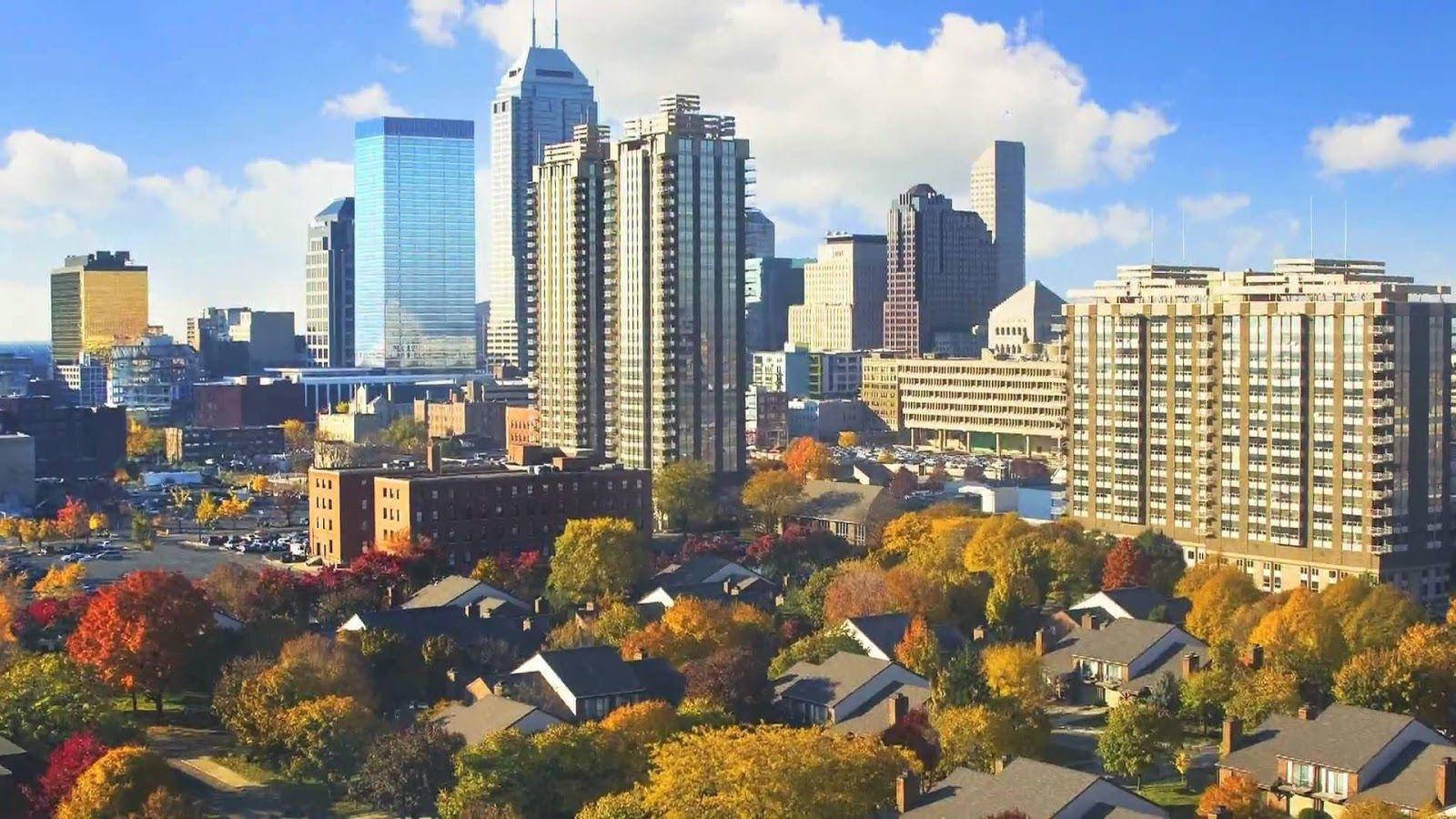 Indianapolis Cityscape Background