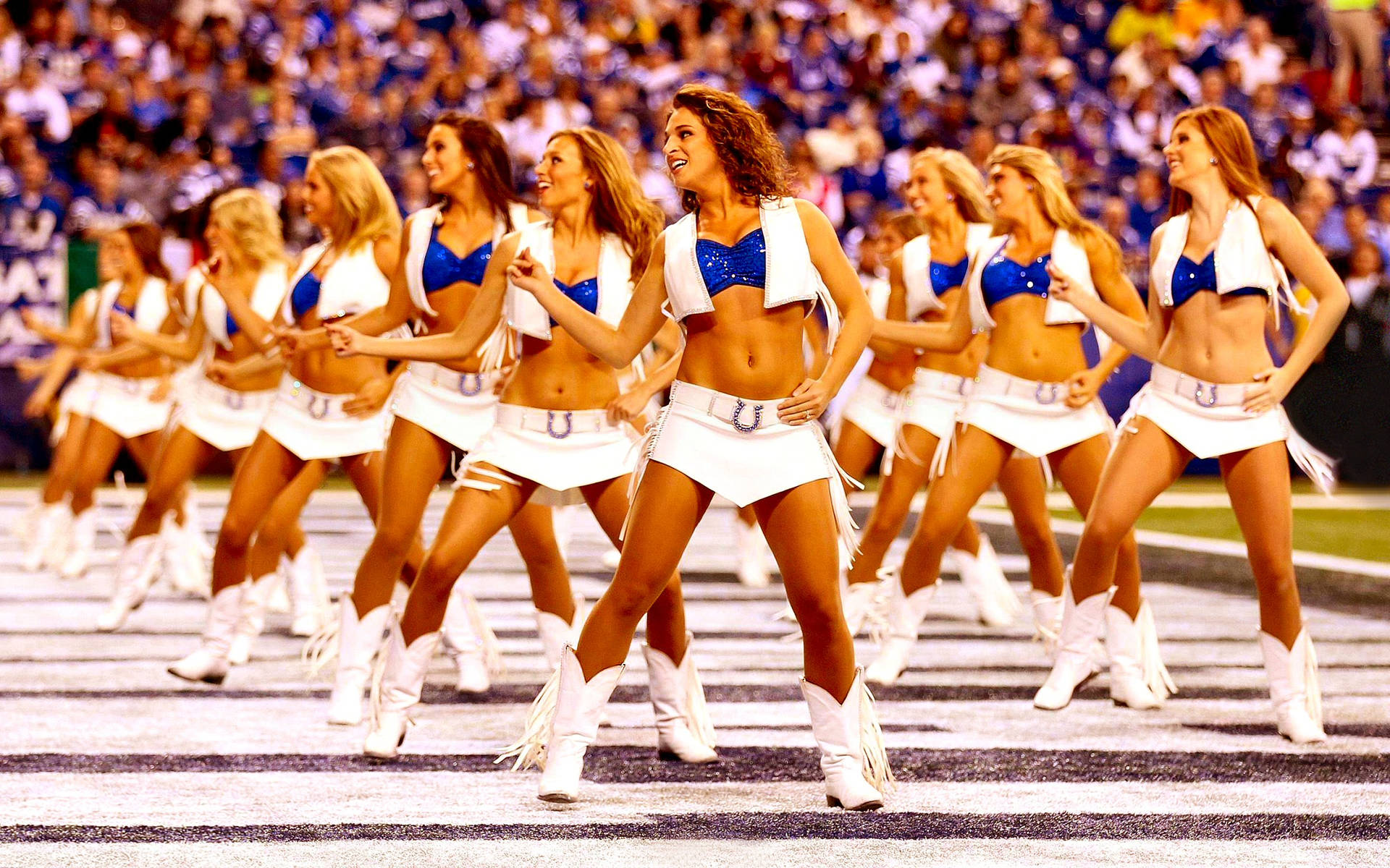 Indianapolis Colts Cheerleader Background