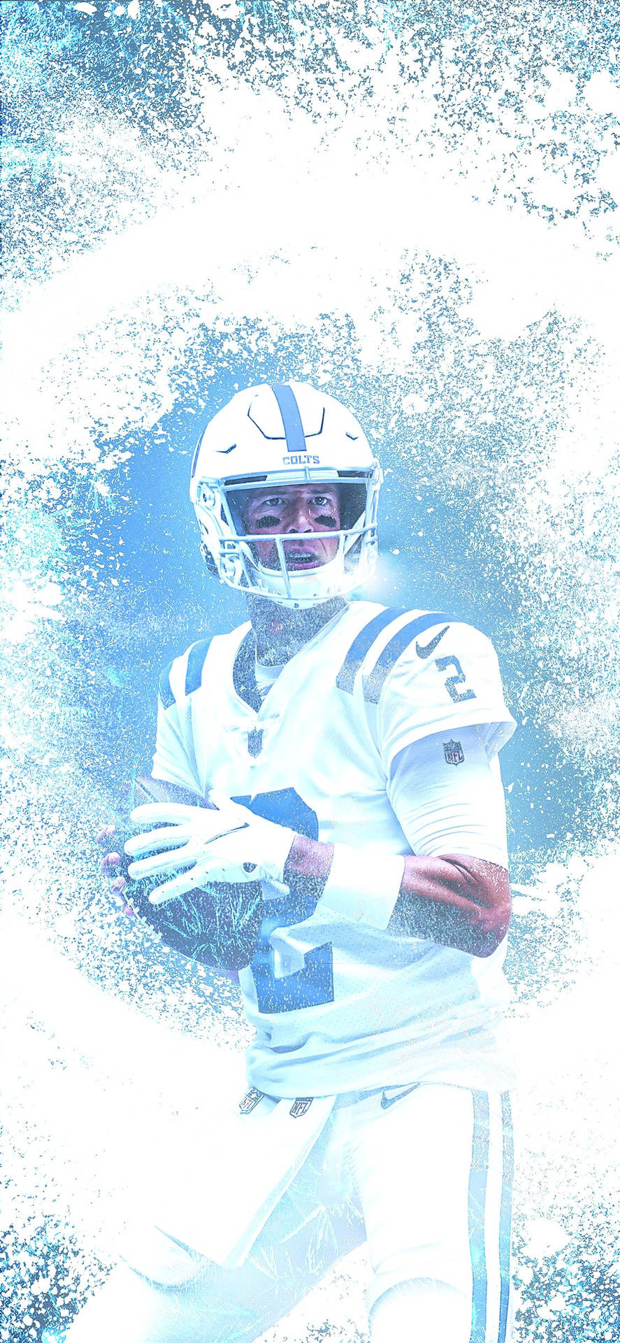 Indianapolis Colts Matt Ryan Snow Effect Background