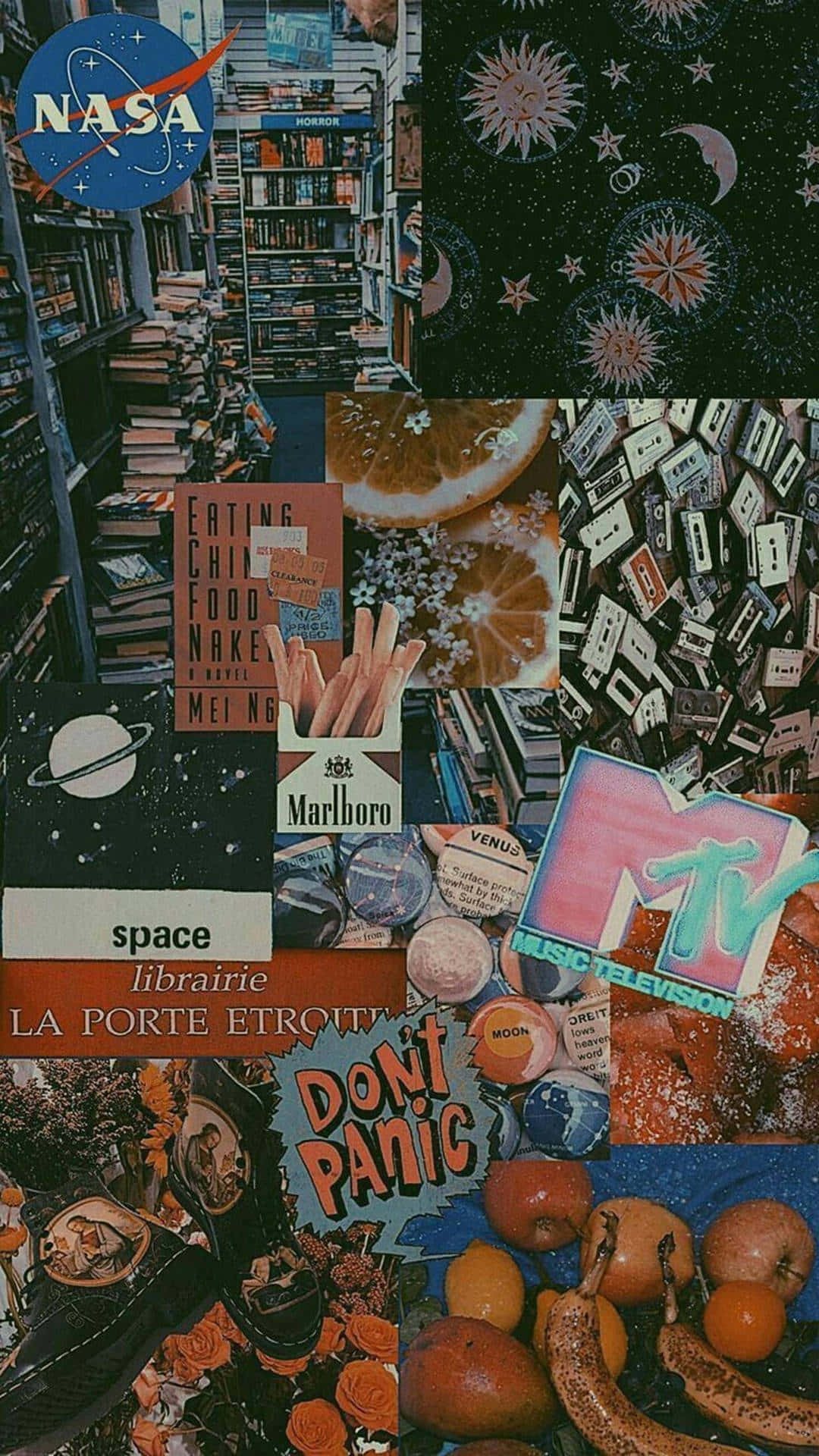 Indie Art Vibes On Iphone Background