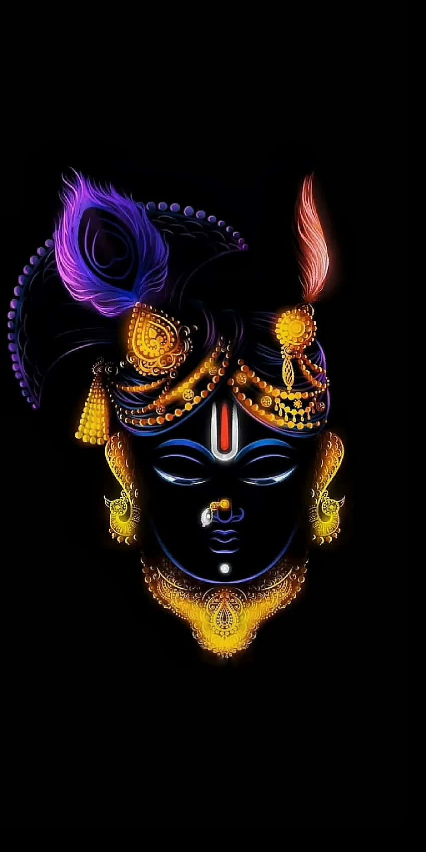 Indie Goddess Head Background
