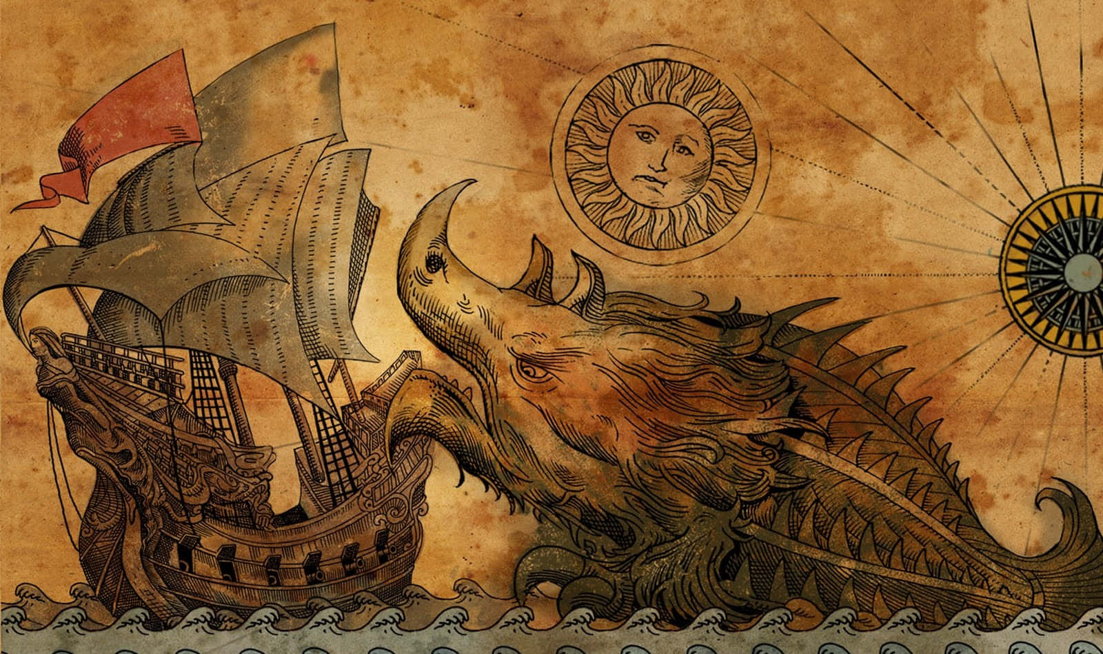 Indie-inspired Desktop Wallpaper With A Dreamy Landscape Background