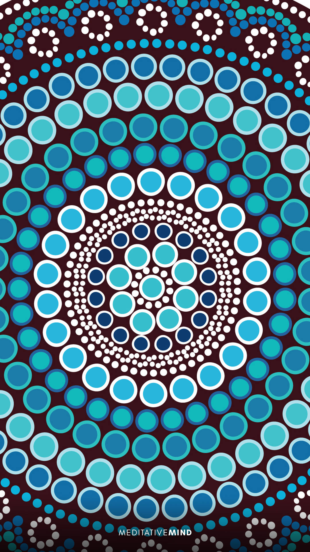 Indigenous Circles Of Concentric Circles Background