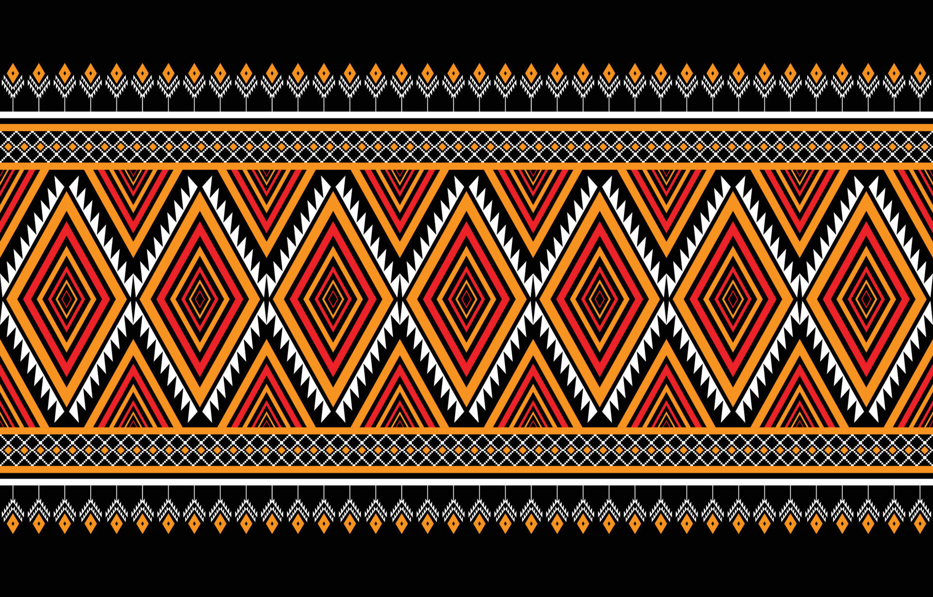 Indigenous Patterned Shawl Background