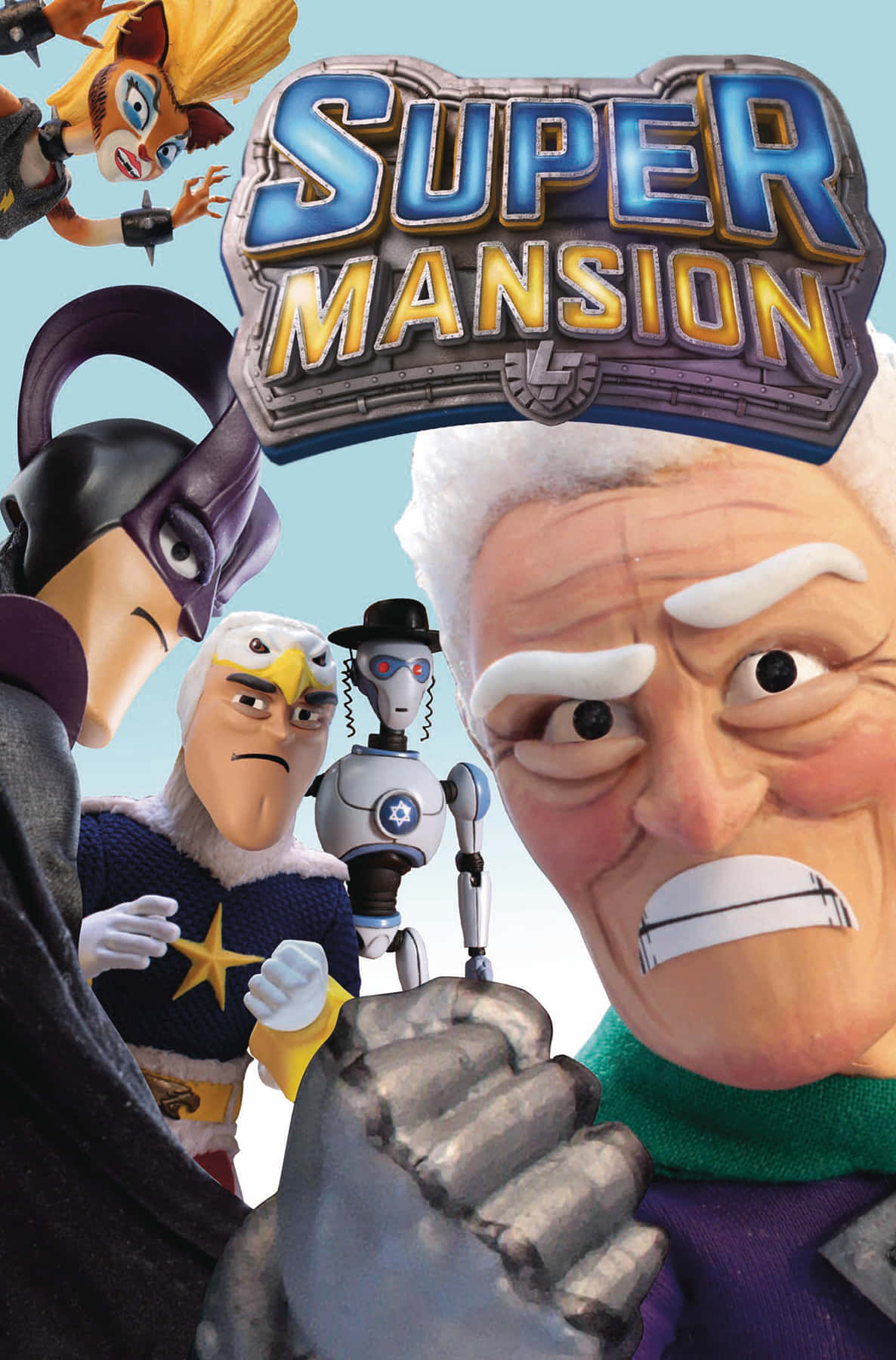 Indignant Rex In Supermansion Poster Background