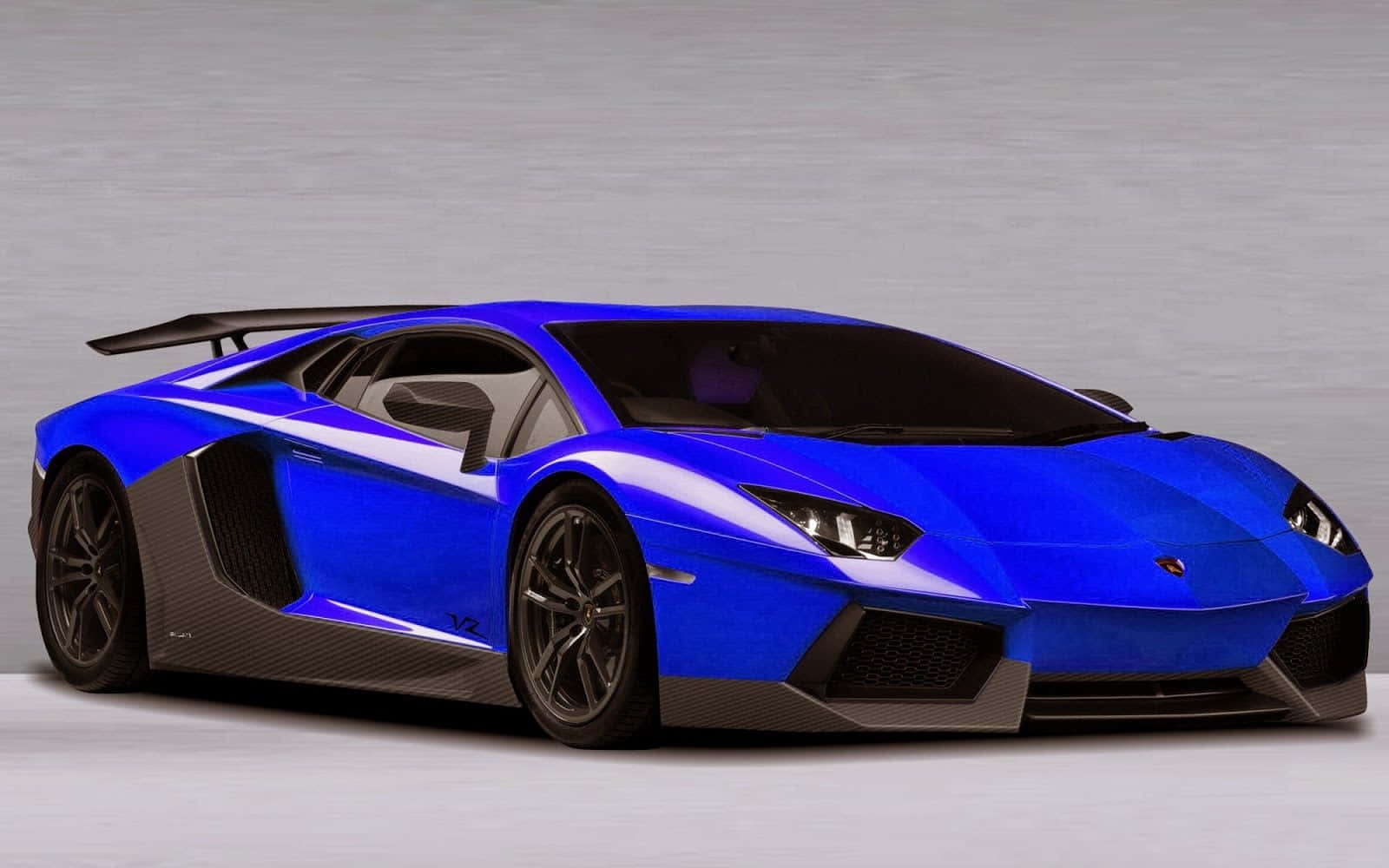 Indigo Blue Lamborghini Aventador Car