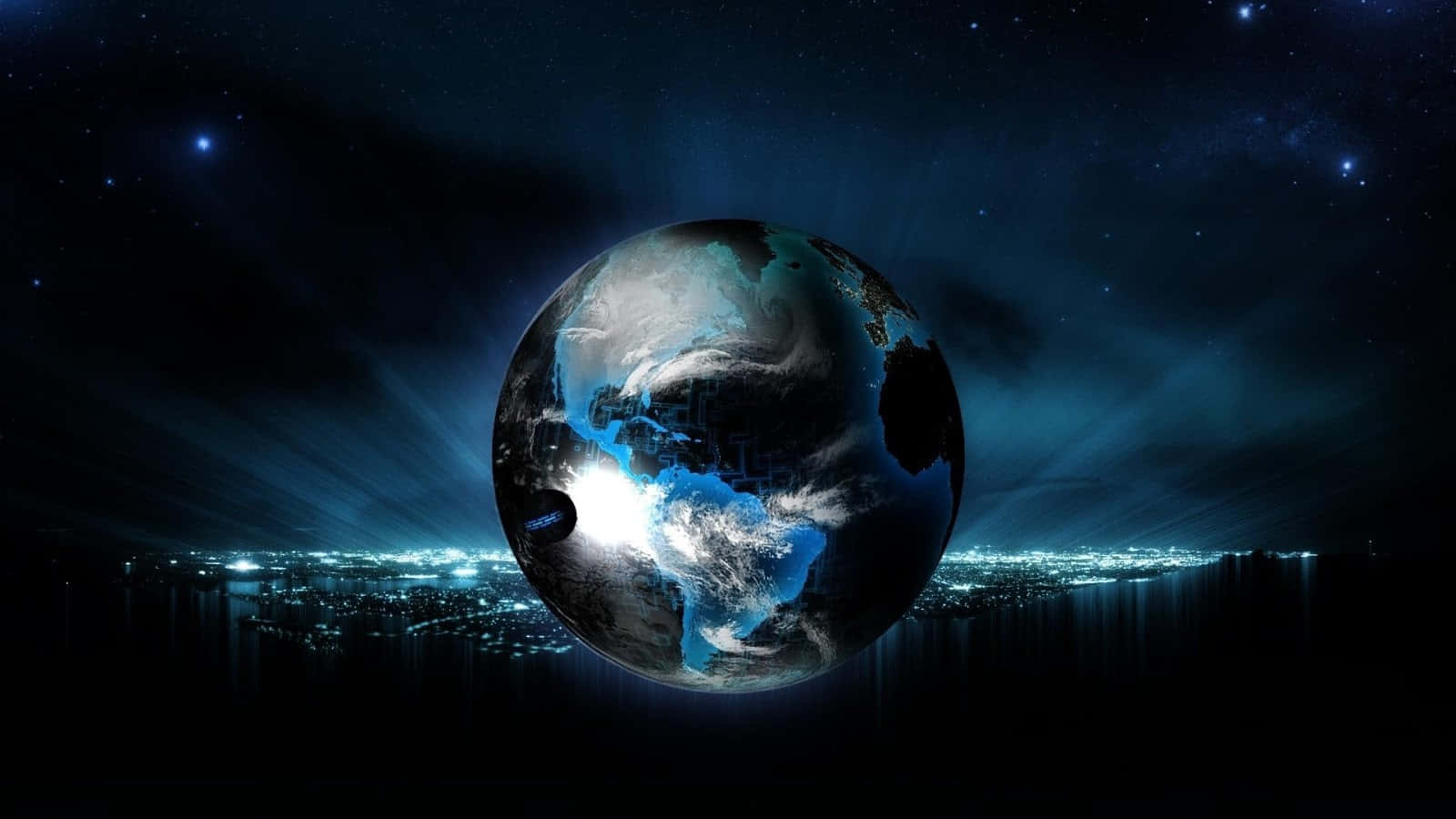 Individual 3d Planet Background