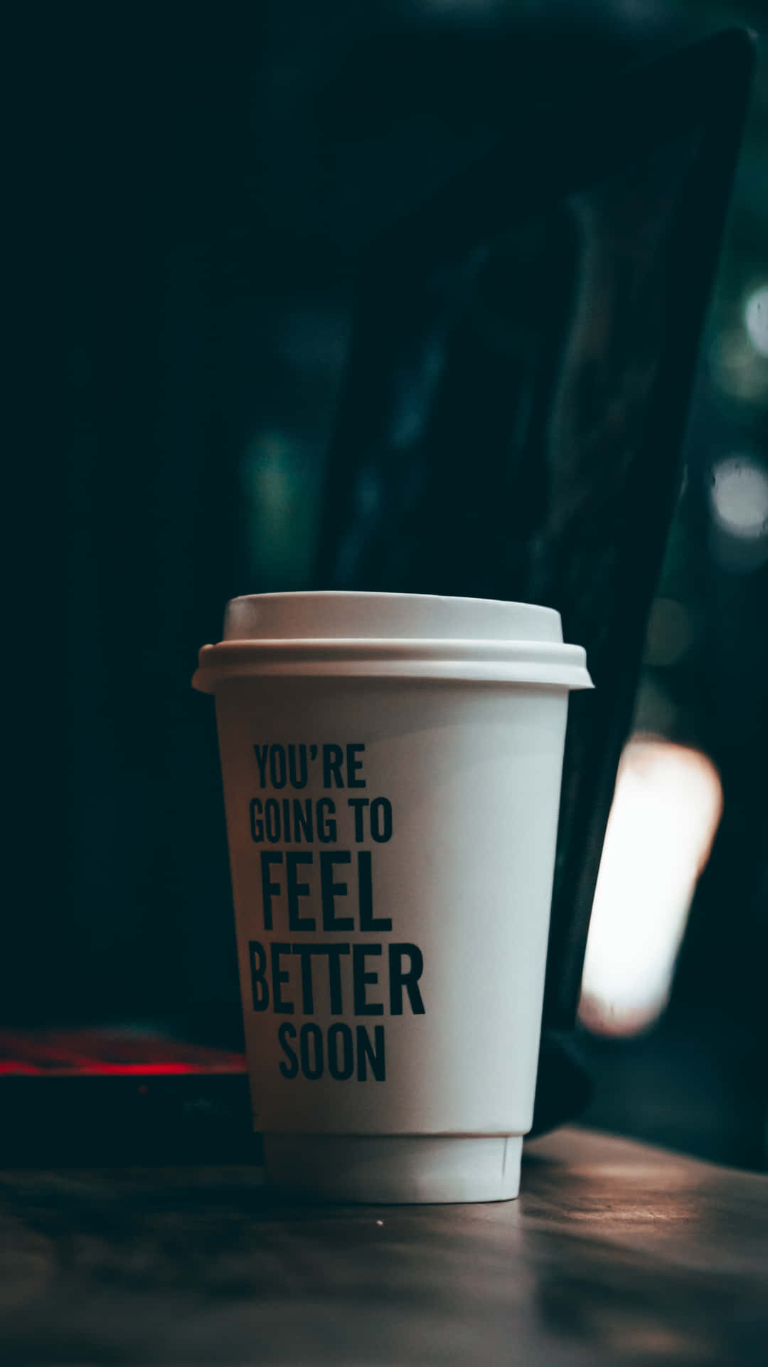 Individual Coffee In Cup Background
