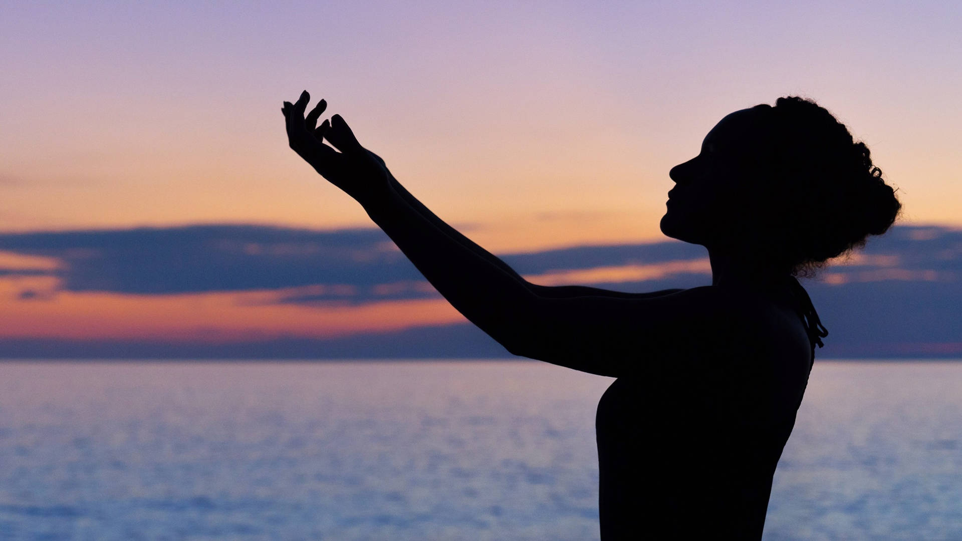 Individual Practicing Qi Gong For Health & Well-being