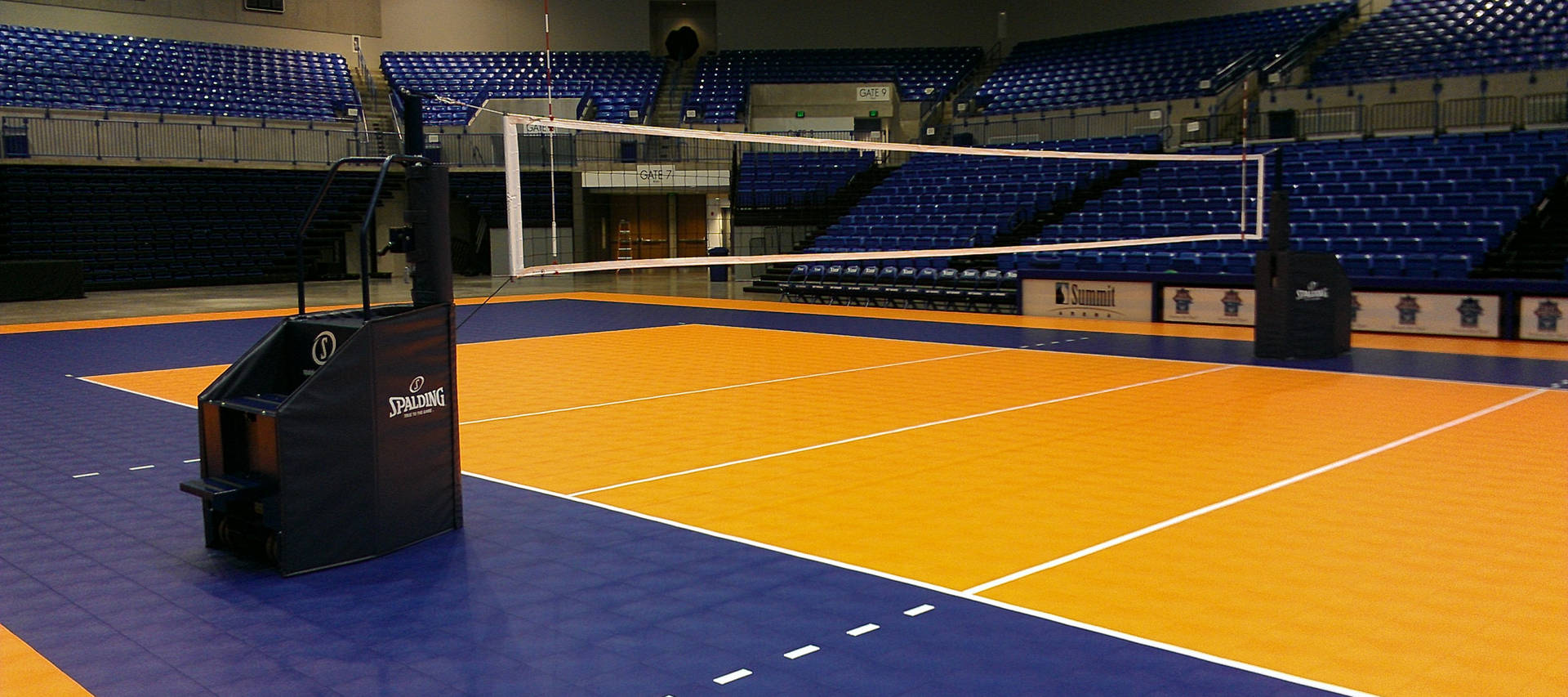 Indoor Volleyball Court Background