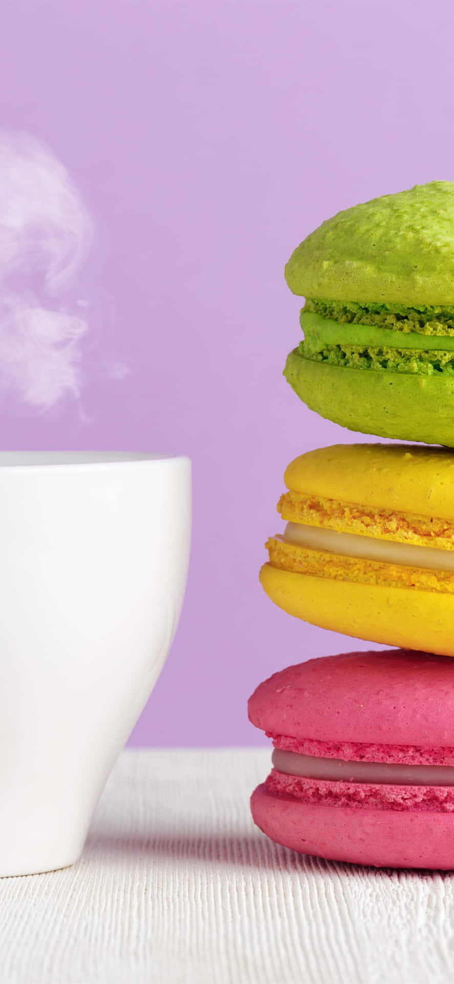 Indulge In The Rainbow - Vibrantly Colored Macarons Stacked Elegantly