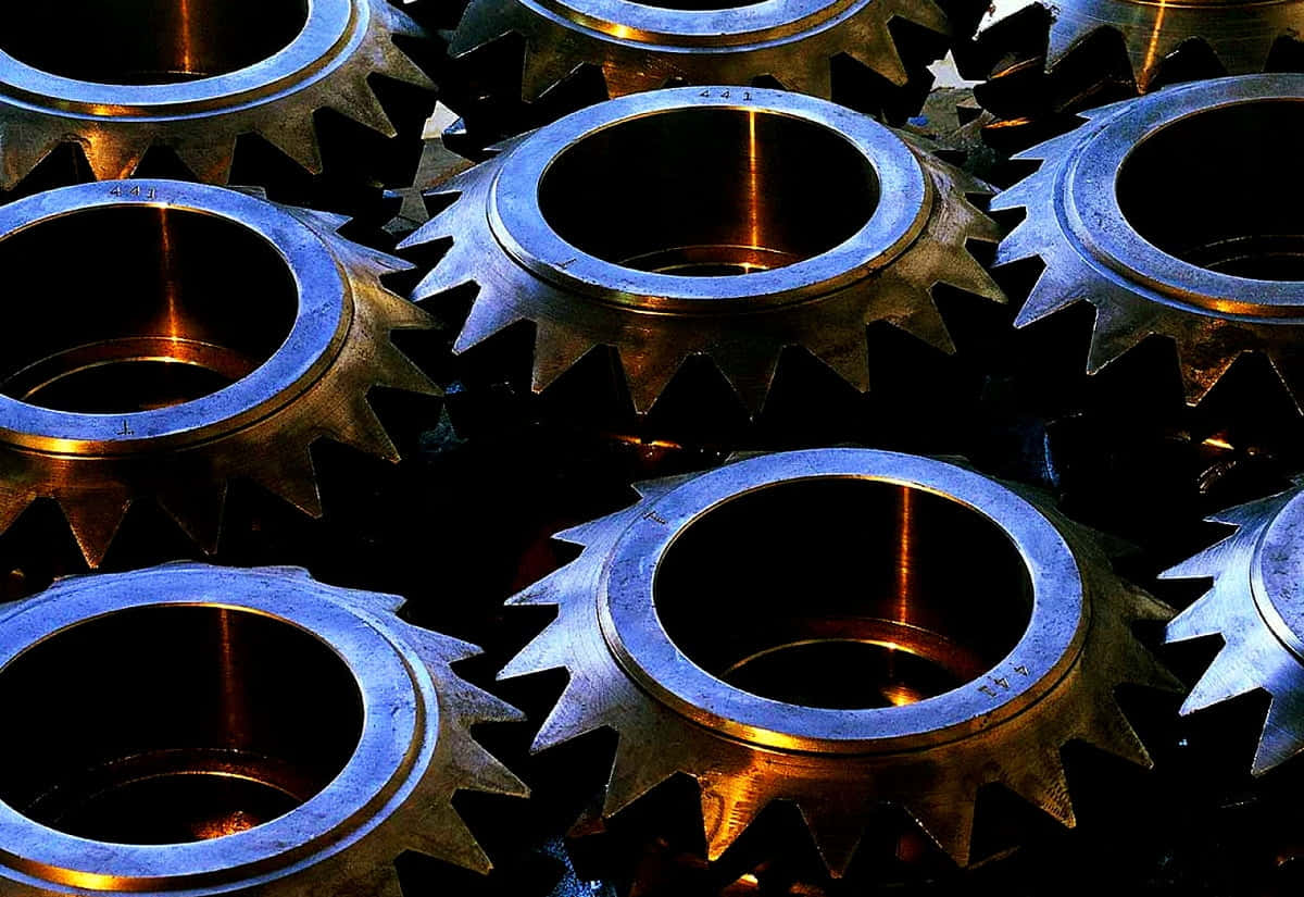 ____ Industrial Charm Of Steel Background