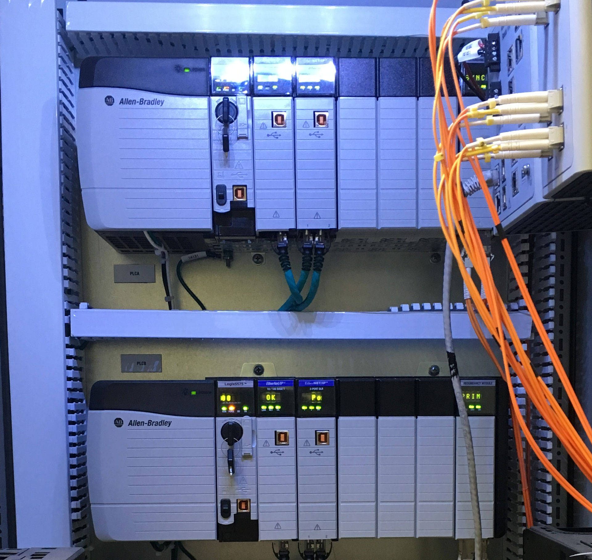 Industrial Control Panel Allen Bradley Background