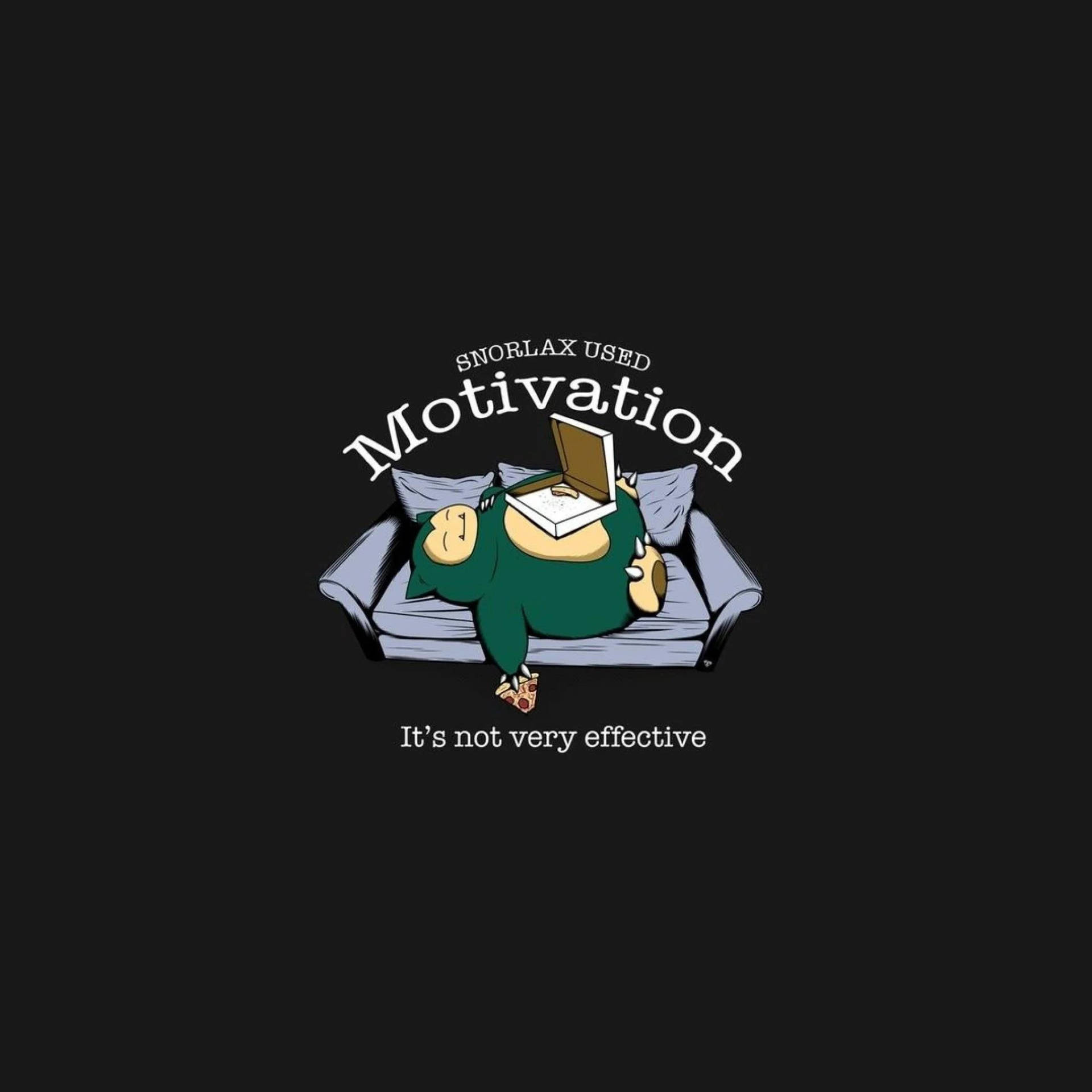 Ineffective Motivation Of Funny Anime Snorlax Background