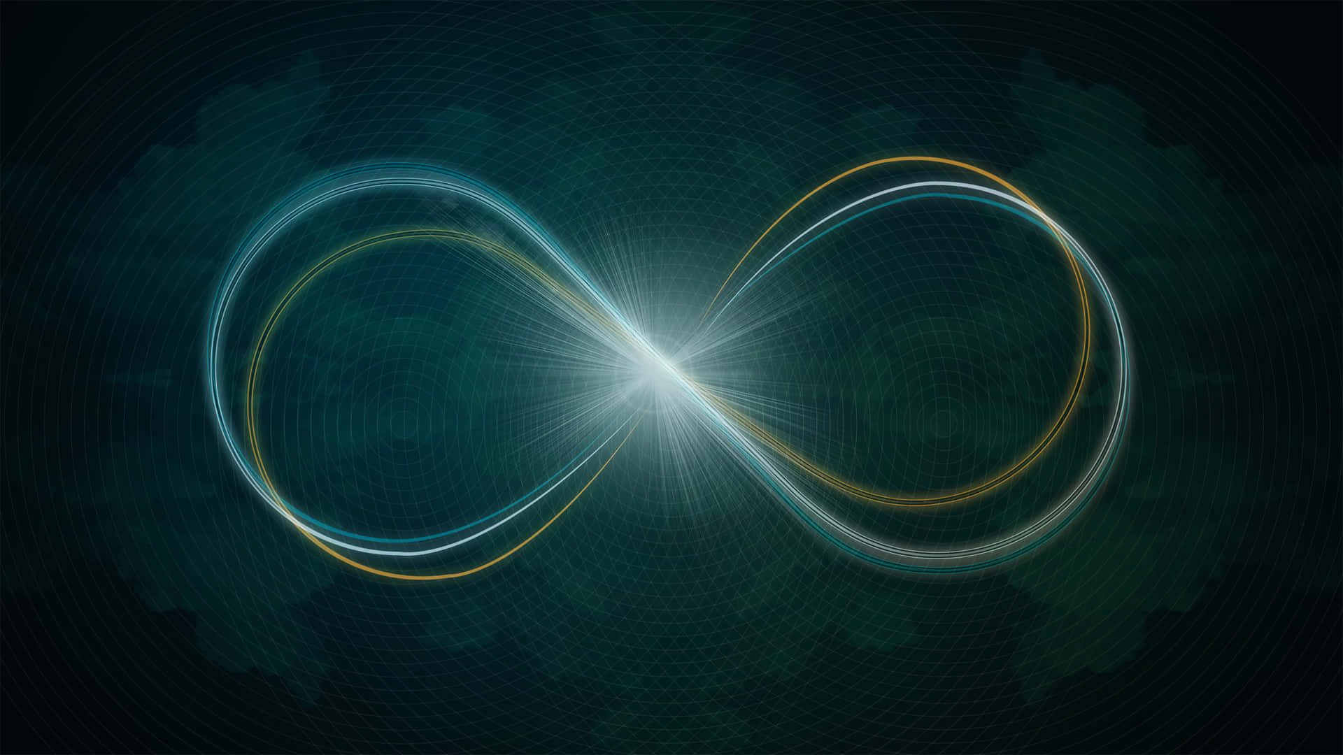 Infinite Light Loop Abstract Background
