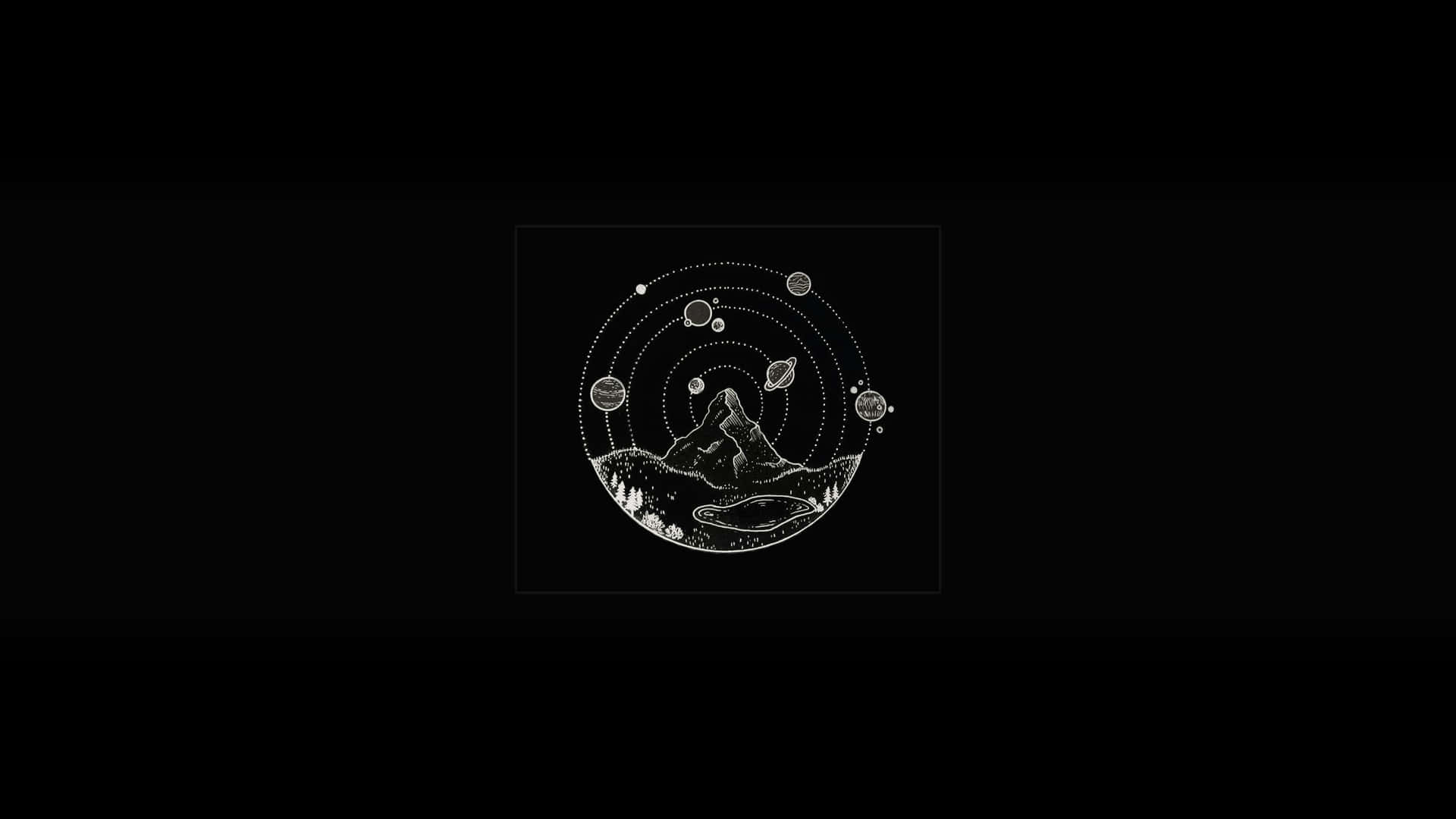 Infinite Possibilities In The Bright Dark Of Black Space Background