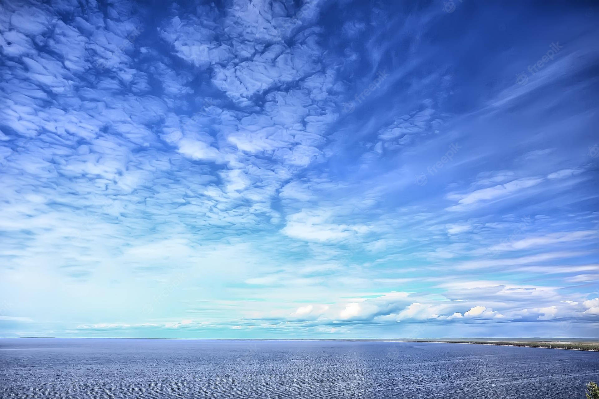 Infinite Sky Horizon Background