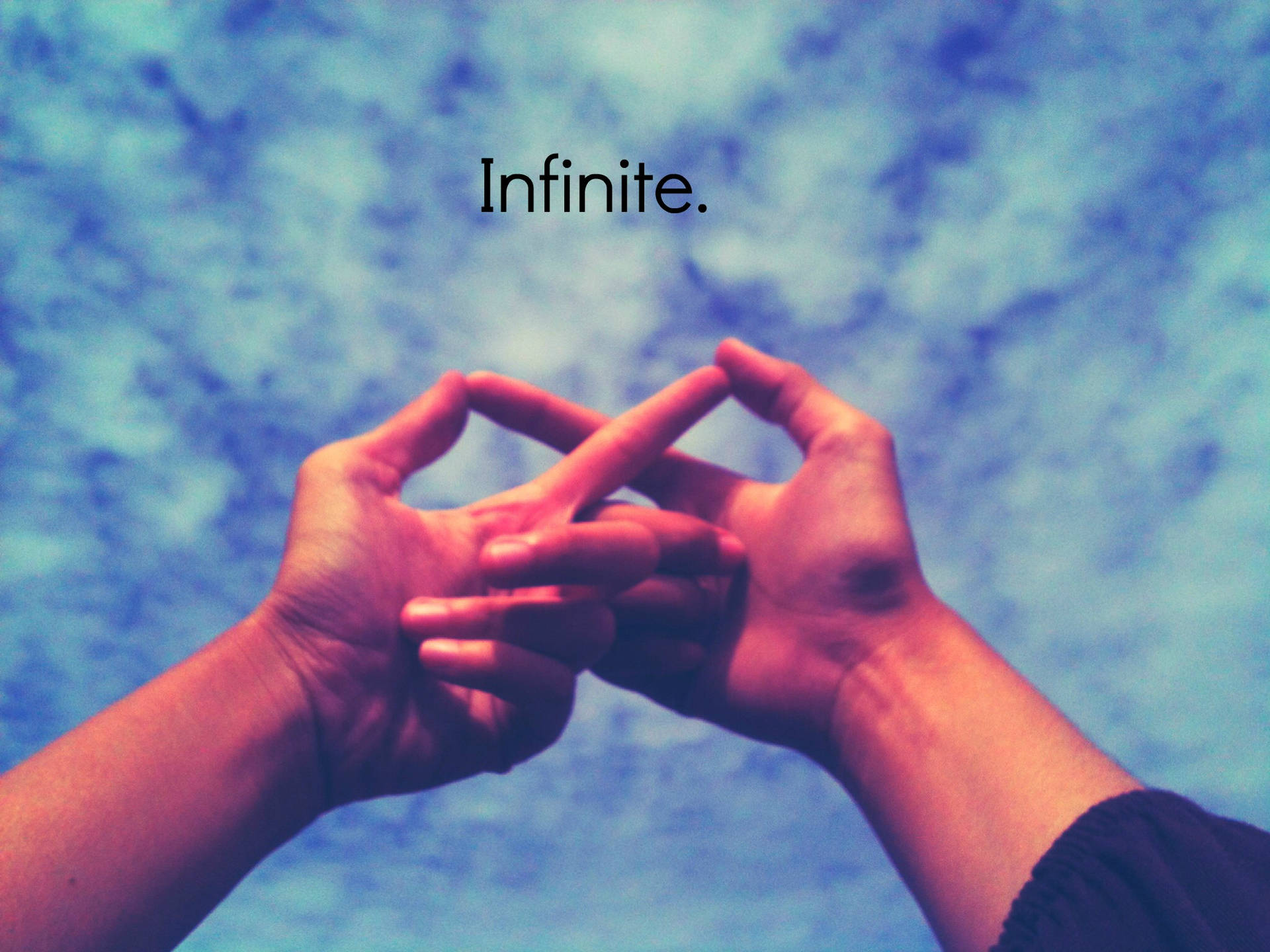 Infinity Bestie Sign Background
