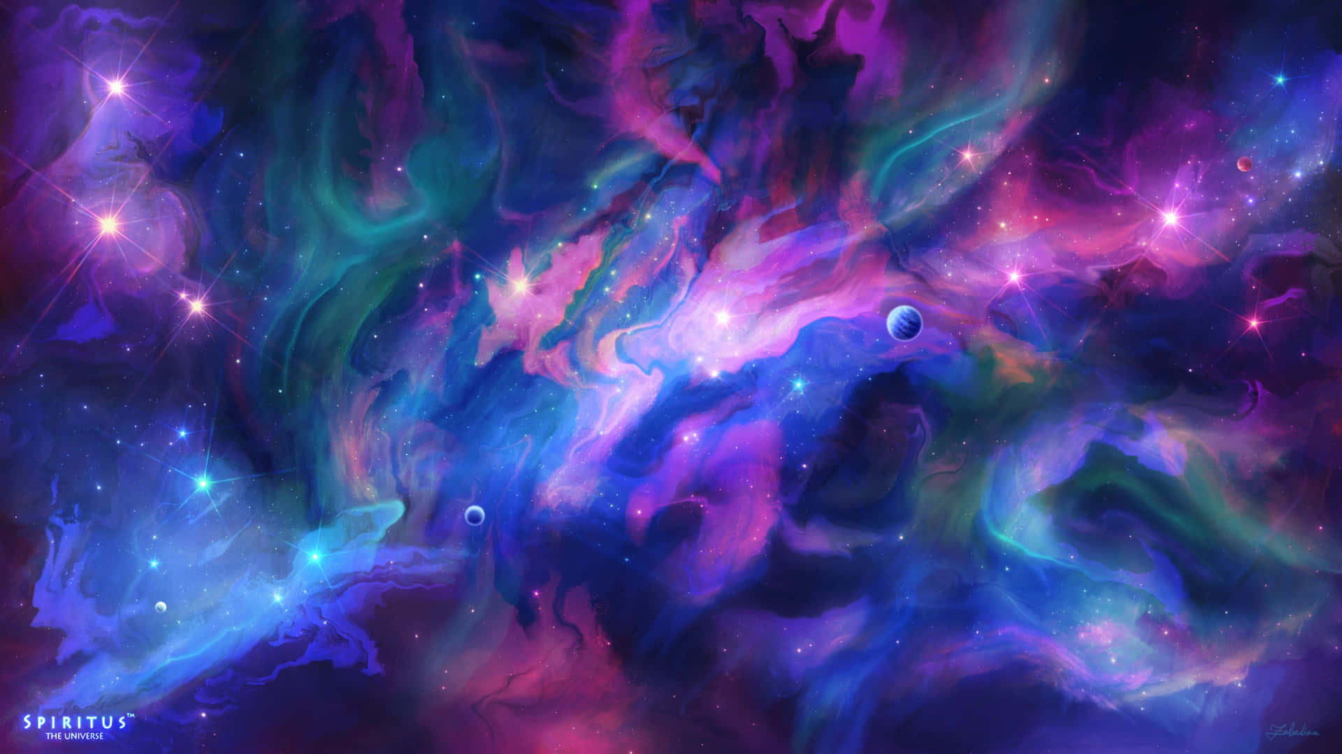 Infinity Of Space Background